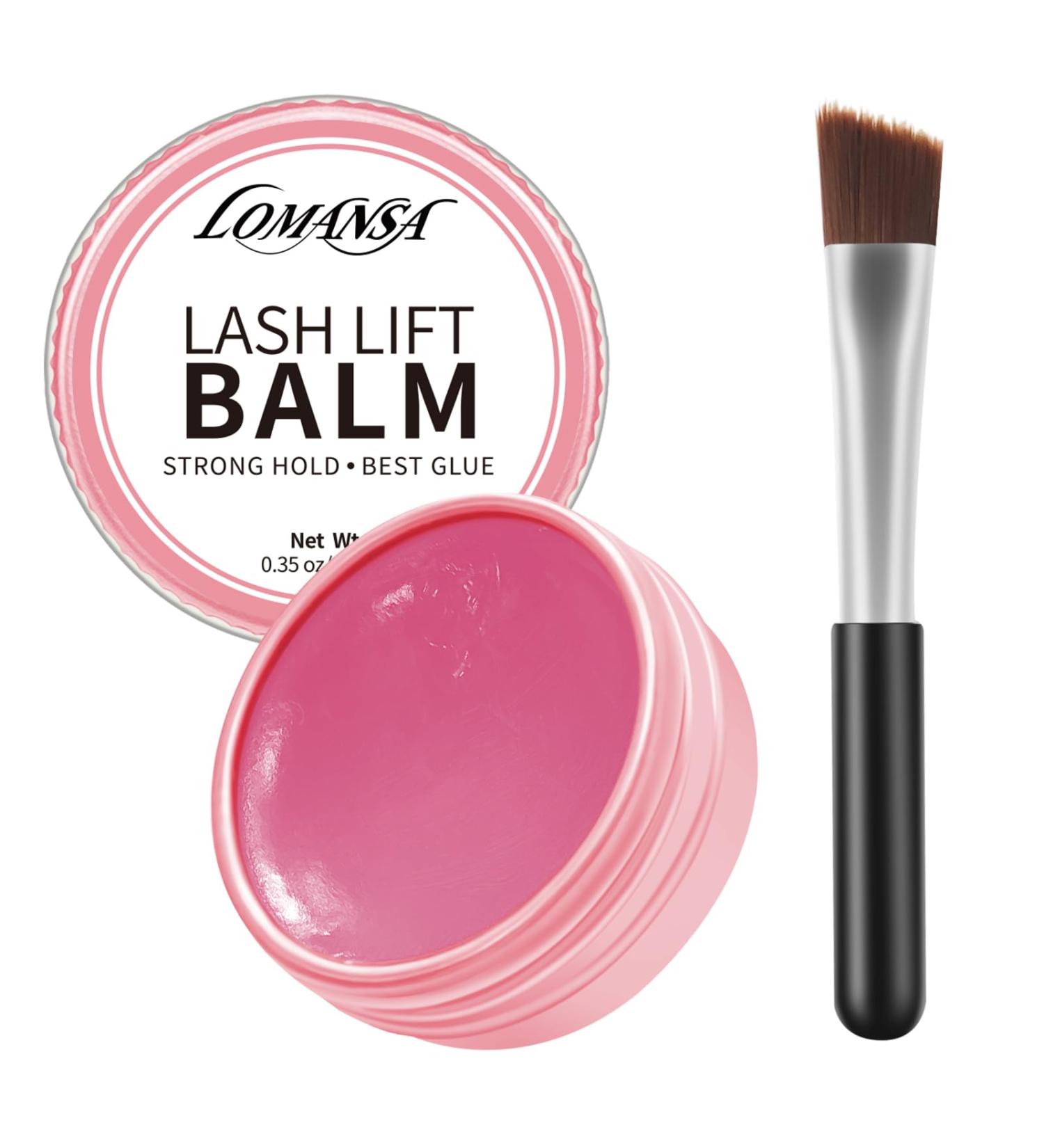 Lomansa Lash Lift Glue Balm: Strong Fix for Eyelash Perming & Curl | Strawberry Scented Formula - Buy Online on GoSupps.com