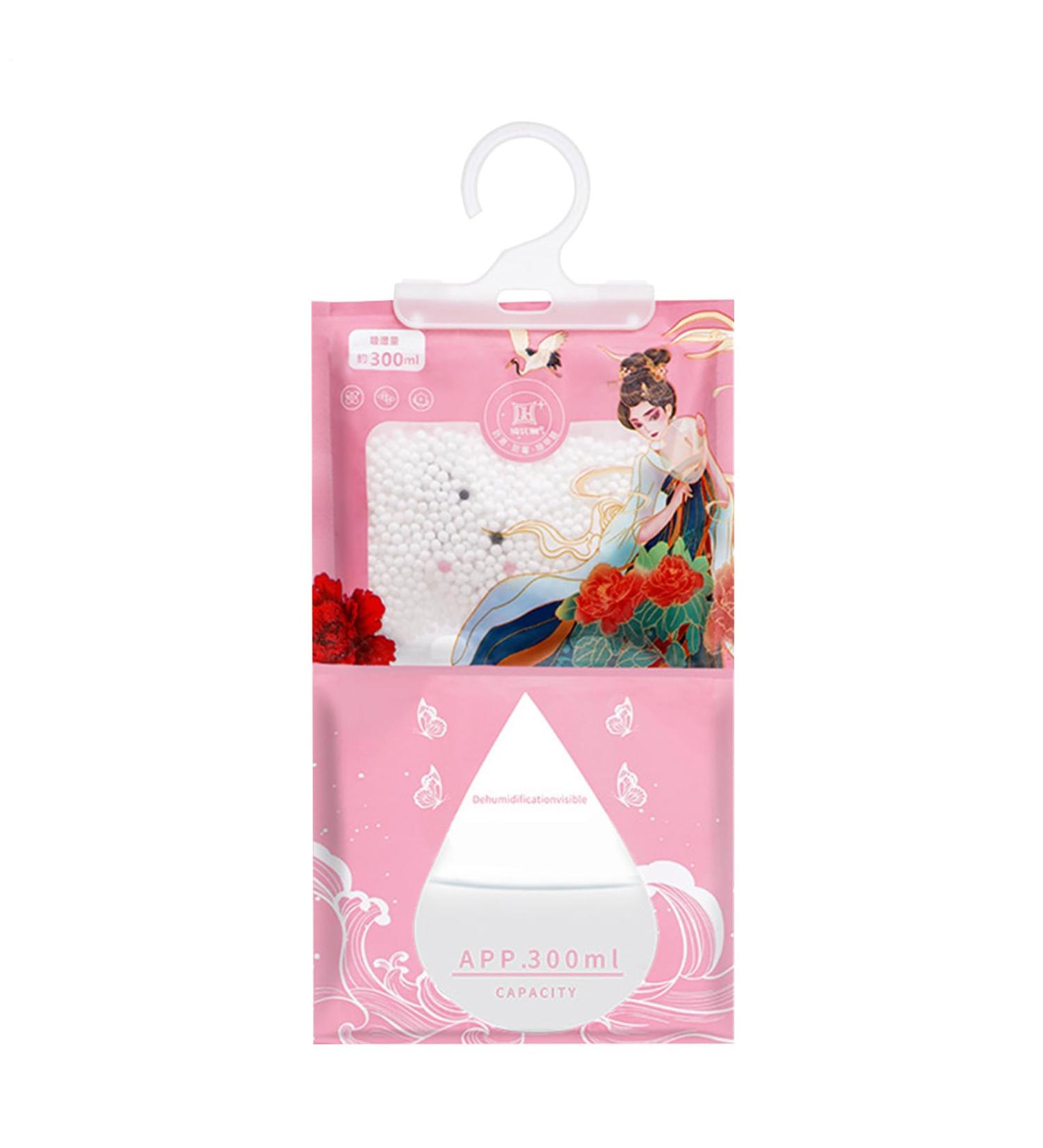 Dehumidifier bags for closets - 120g hanging moisture-absorbing bags | Dehumidification bag for damp storage rooms basements libraries wardrobes and storage areas - Buy Online on GoSupps.com