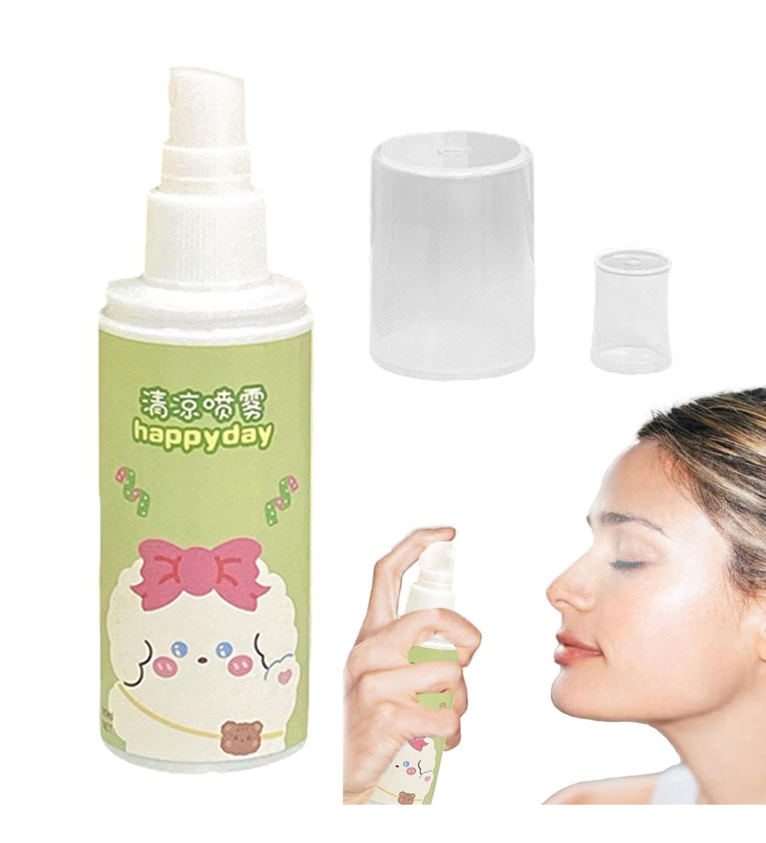 puzzlegame Cool Spray - 80ml Instant Cooling & Nourishing Spray | Instantly Reduce Temperature Spray Small Lightweight Refreshing Protective Skin-friendly Spray For Face And Body green dog - Buy Online on GoSupps.com
