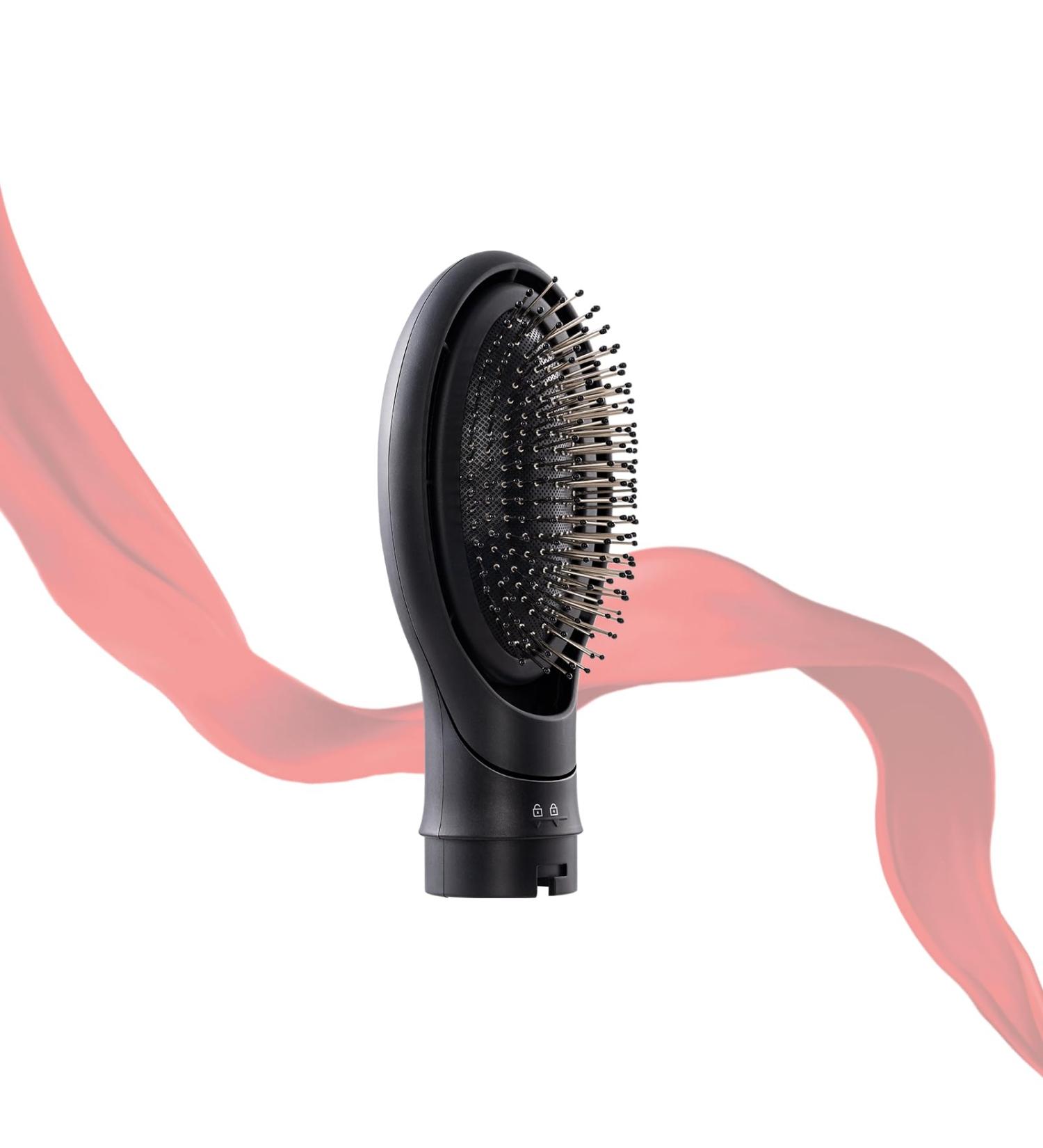 Paddle Massage Brush Black - Paddle Massage Comb with Massage Pellets Accessories for Hair Dryer Brush Suitable for 846 Hot Air Brush