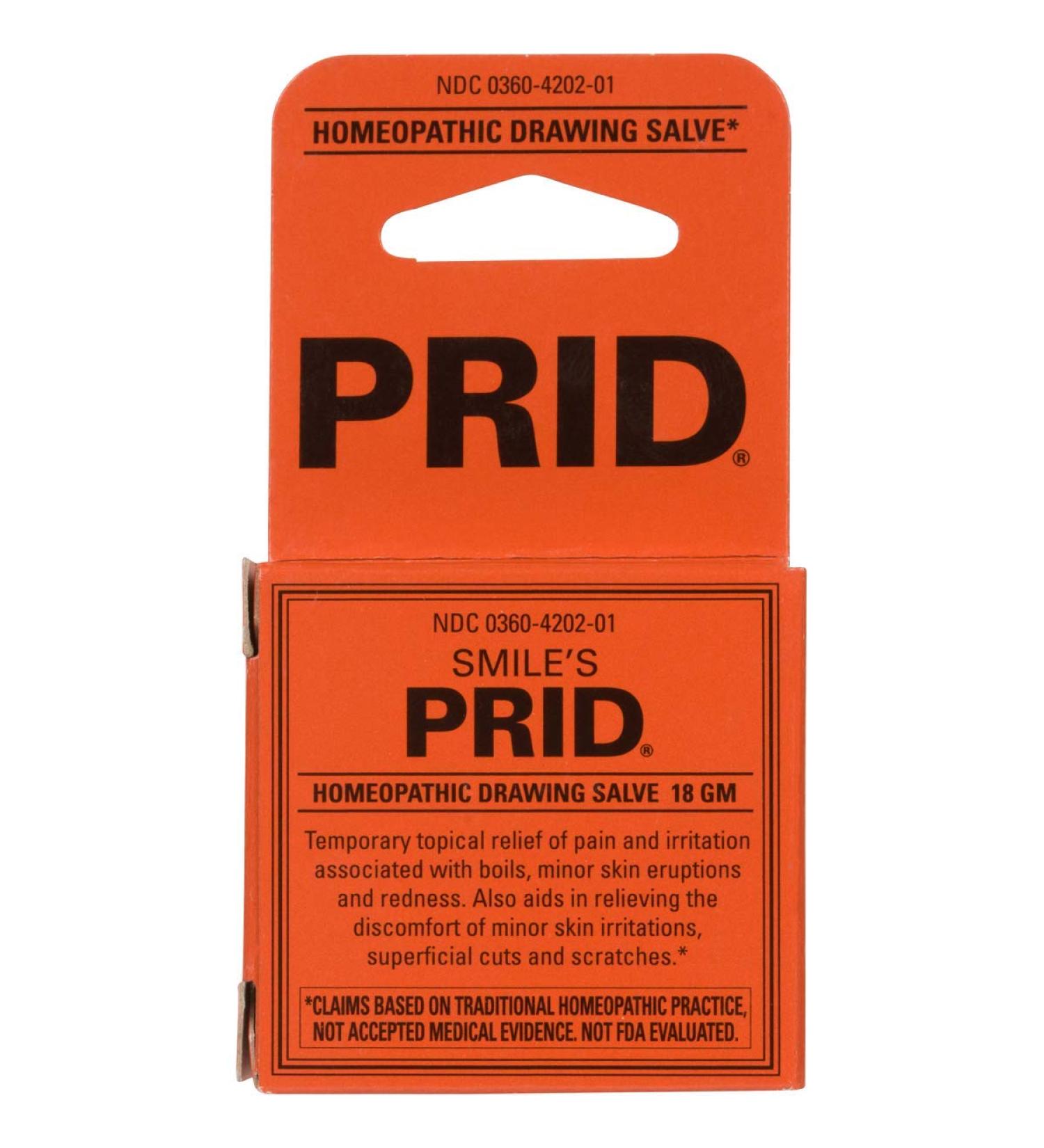 Smile's Prid Homeopathic Drawing Salve 18g - Value Pack of 5 | Fast International Shipping - Buy Online on GoSupps.com