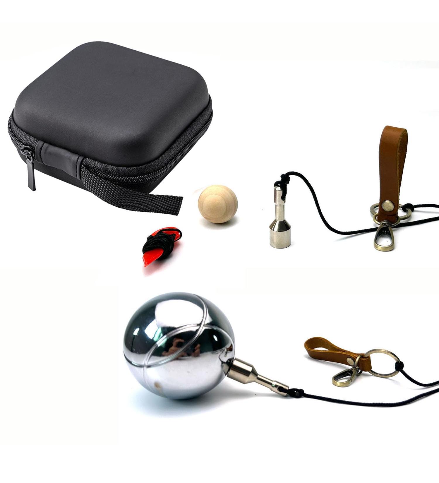 Magnetic Petanque Balls + Pro Accessories | Ultra-High Neodymium Magnets & Distance Meter | Perfect for Amateurs & Competitions - Buy Online on GoSupps.com