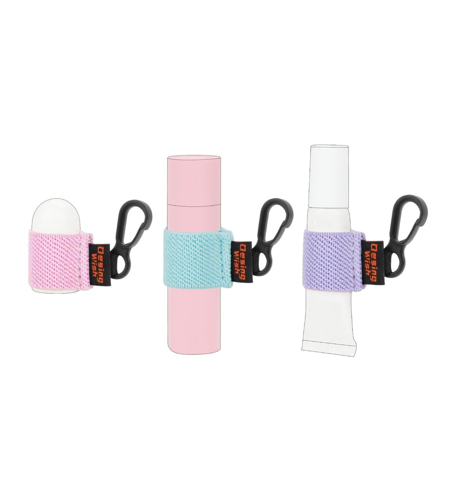 Desing Wish Lot de 3 mini porte-chapstick l vres lastiques pour baumes l vres/gloss l vres/rouges l vres (violet/rose/bleu lac) Lot de 3 mini violet/rose/bleu lac - Buy Online on GoSupps.com