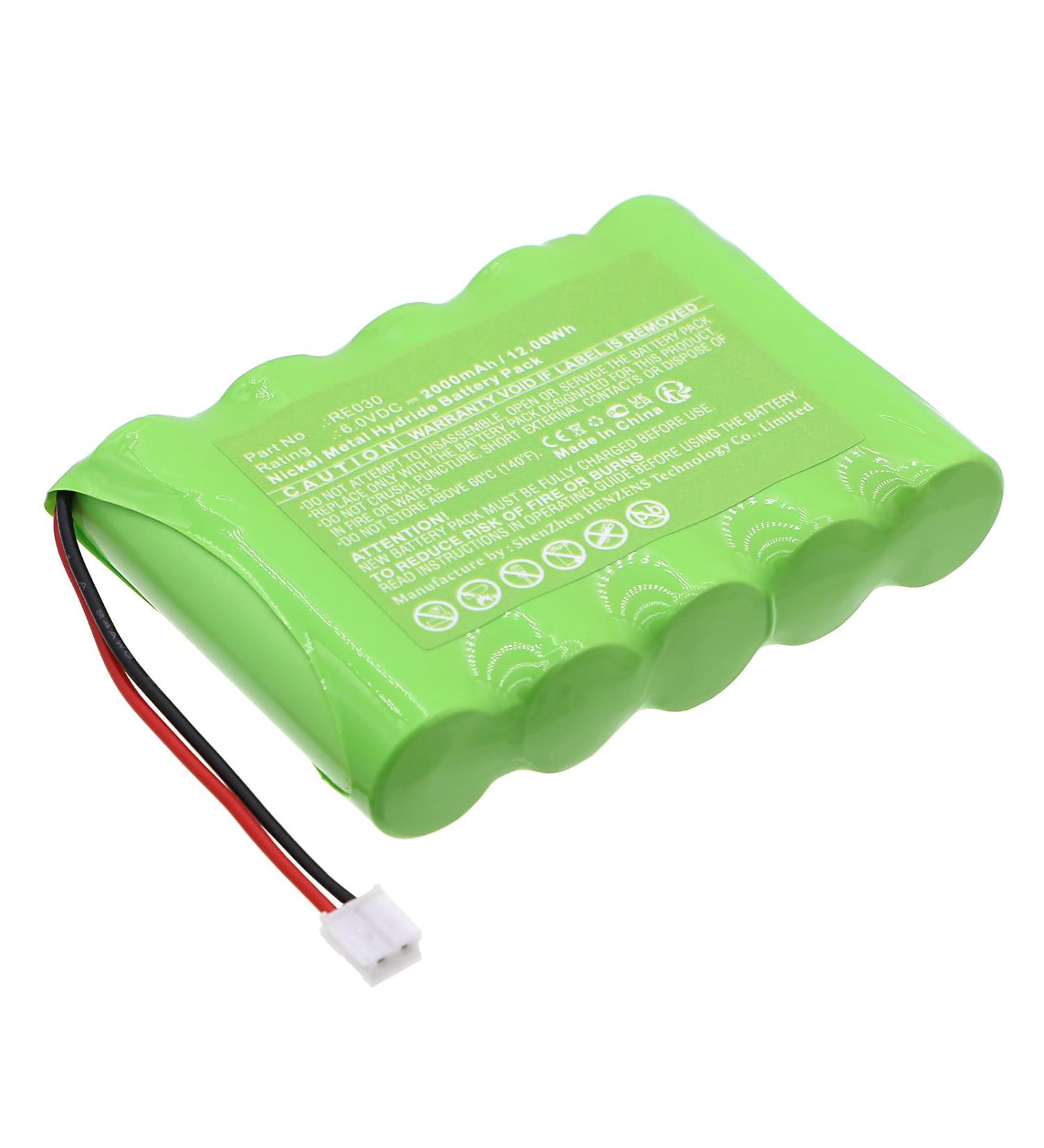 Synergy Digital Security & Safety Battery - 6V 2000mAh Ni-MH Replacement for Alula RE030 & Repeater - Buy Online on GoSupps.com