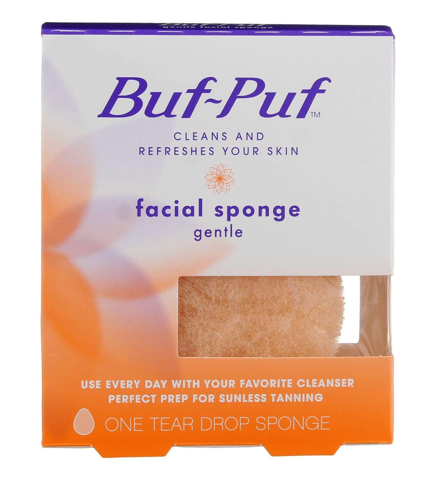 Buf-Puf Gentle Facial Sponge - Exfoliate and Revitalize Your Skin - Buy Online on GoSupps.com
