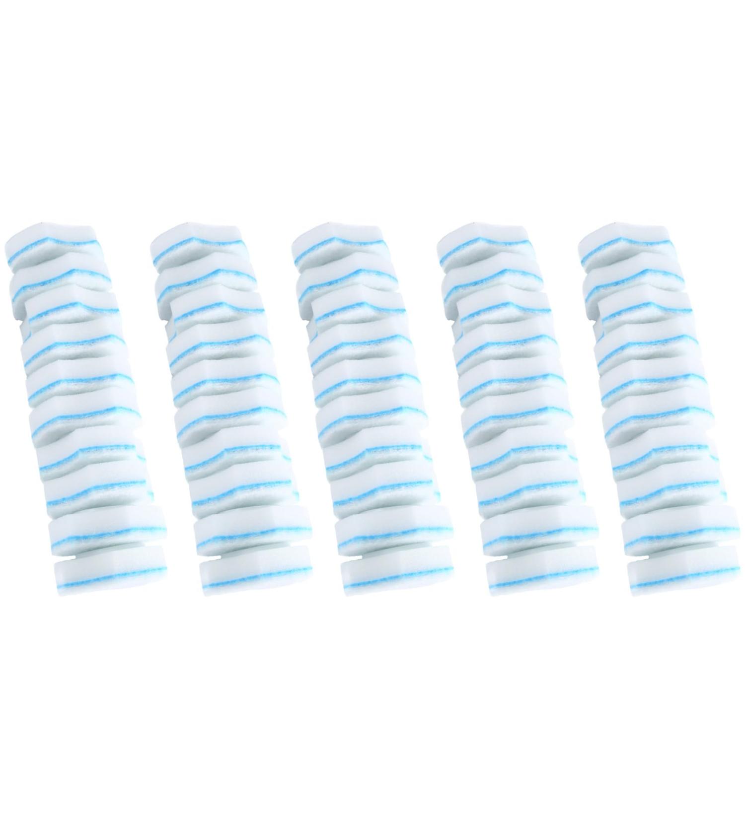 Persistence Toilet Bowl Refills 50 Count Upgraded Material Disposable Toilet Cleaning Sponges Heads Toilet Brush Refills Durable Easy Install Easy to Use - Buy Online on GoSupps.com