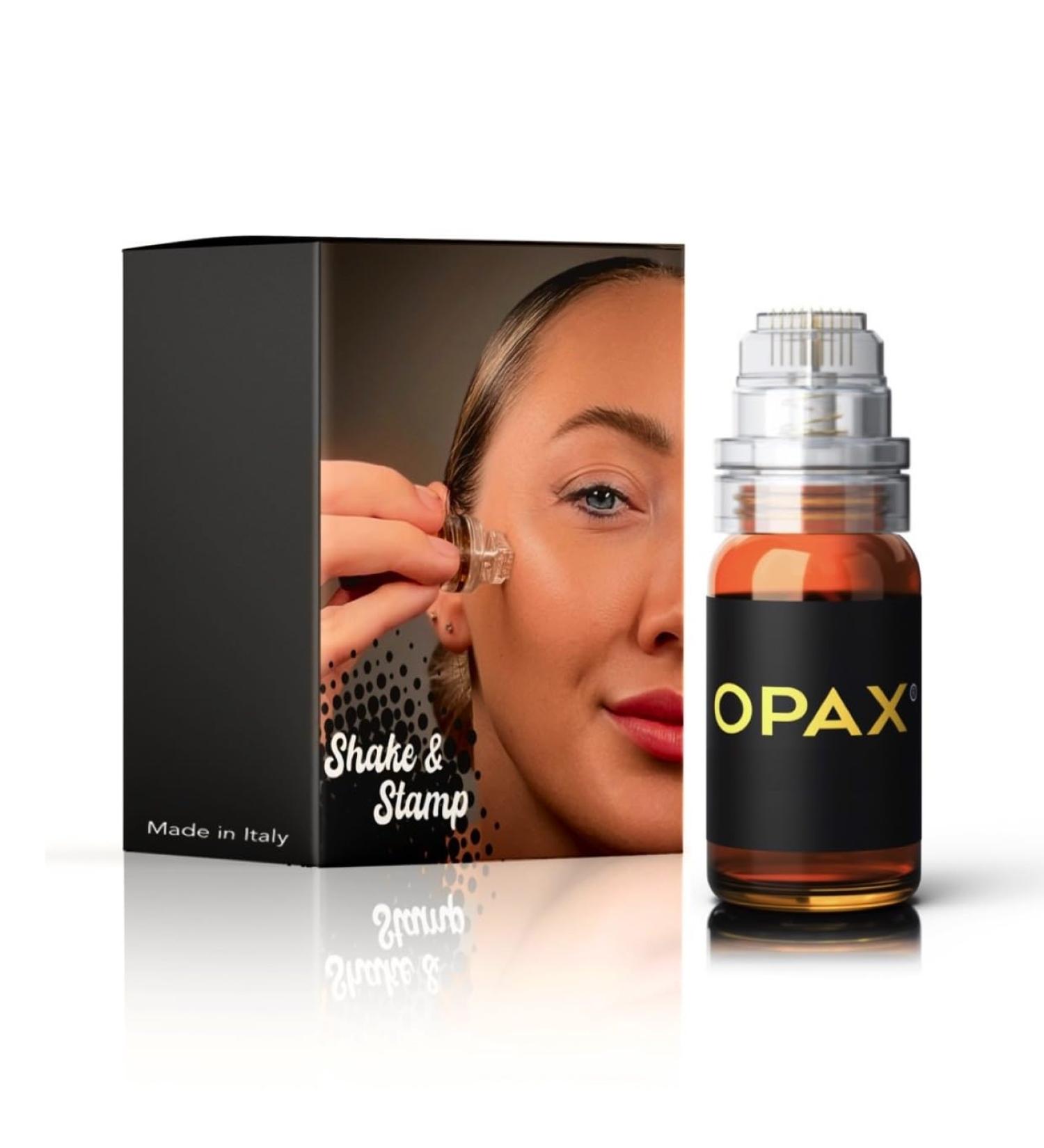 OPAX Opax Derma Stamp for Microneedling Face Plumping Lips and Wrinkles Renew Skin with Hyaluronic Acid Face 10ml Coenzyme Q10 Dermastamp 0.5 mm (1 x 10 ml) - Made in Italy - Buy Online on GoSupps.com