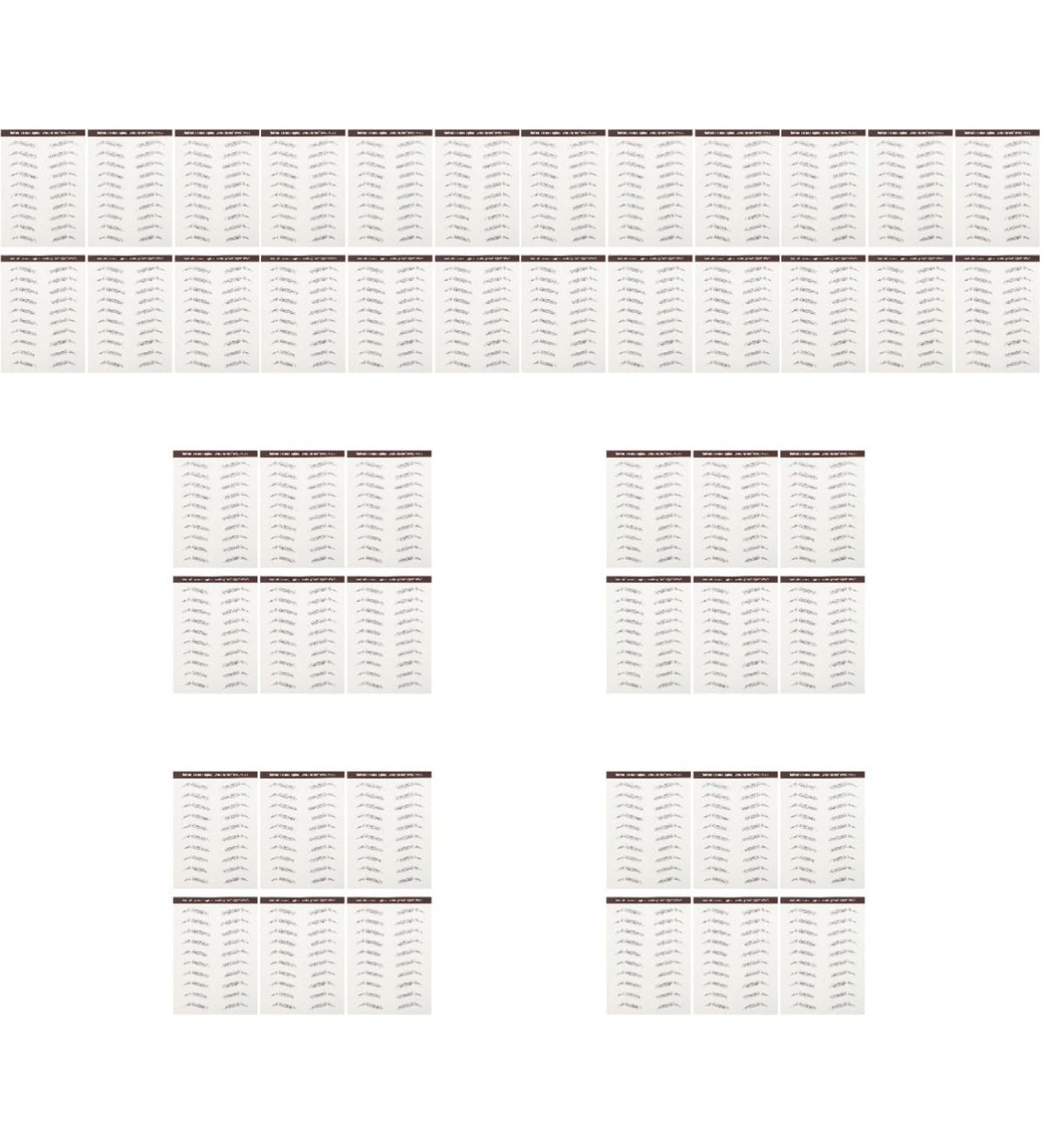 Beavorty 48 pcs eyebrow stickers 3d stickers Makeup Brow eyebrows Eyebrow Tattoos Stickers 4d shaper cosmetic - Buy Online on GoSupps.com