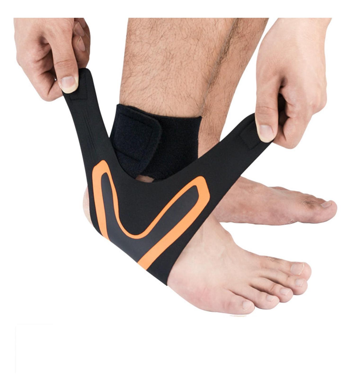 Neuben Fusswickel | Restore Plantar Fasciitis Foot Wraps | Ankle Bandage for Soccer & Football | Orange - Size S (EU 35-38) - Buy Online on GoSupps.com