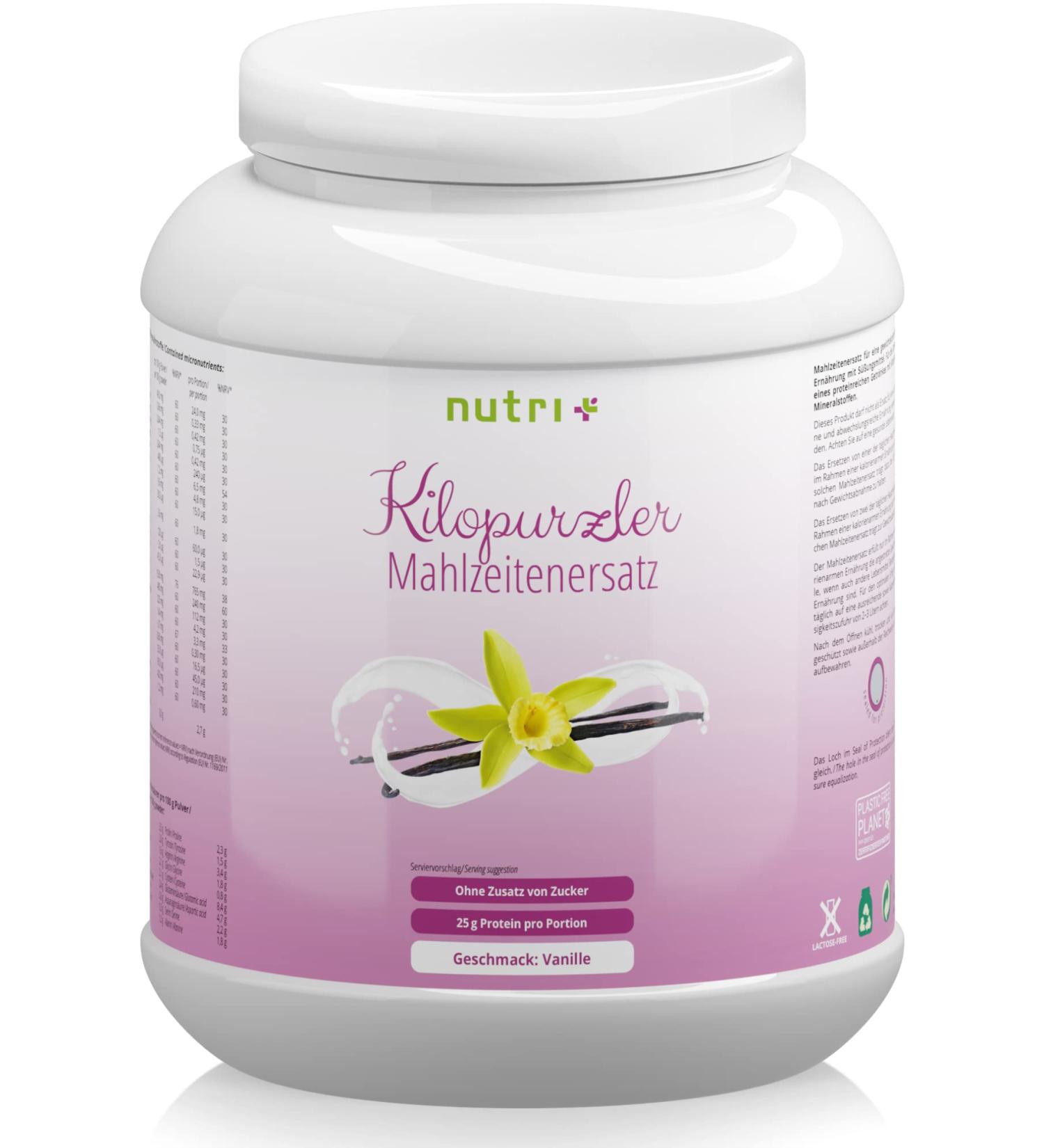 Buy Vegan Diet Powder Vanilla - 1kg (20 Meals) | Sugar-Free Dairy-Free Weight Loss Supplement - Buy Online on GoSupps.com