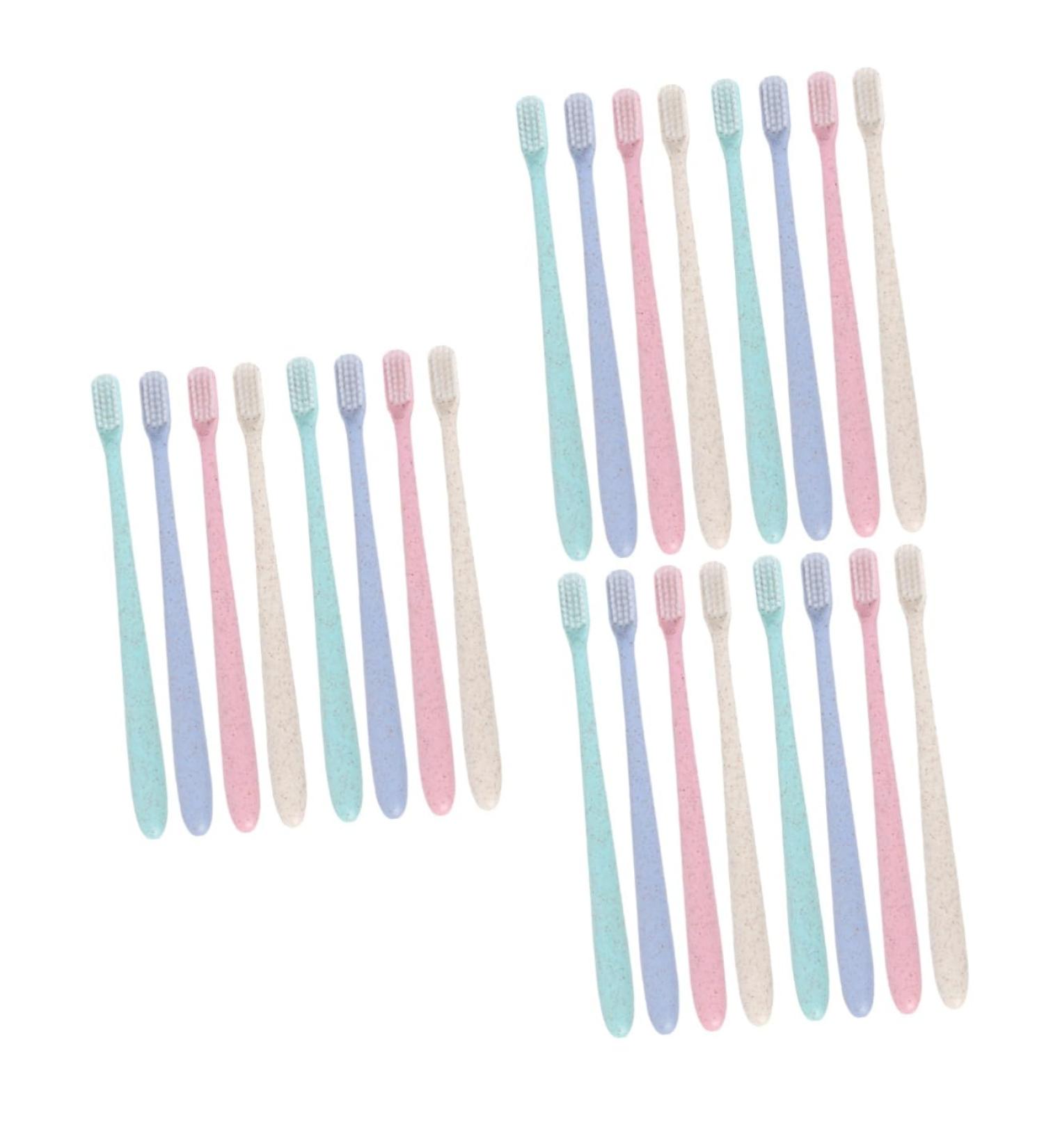 Healeeved 6 Boxes Portable Toothbrush Set - 8-Piece Travel Toothbrush with Picks for At-Home Use - International Shipping Available - Buy Online on GoSupps.com