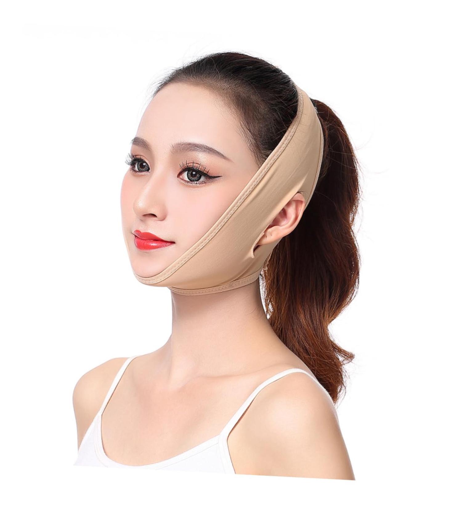 Baluue Bandage Double Chin Tape Body Belt Double Chin Reducer Waist Band High Elastic - Buy Online on GoSupps.com