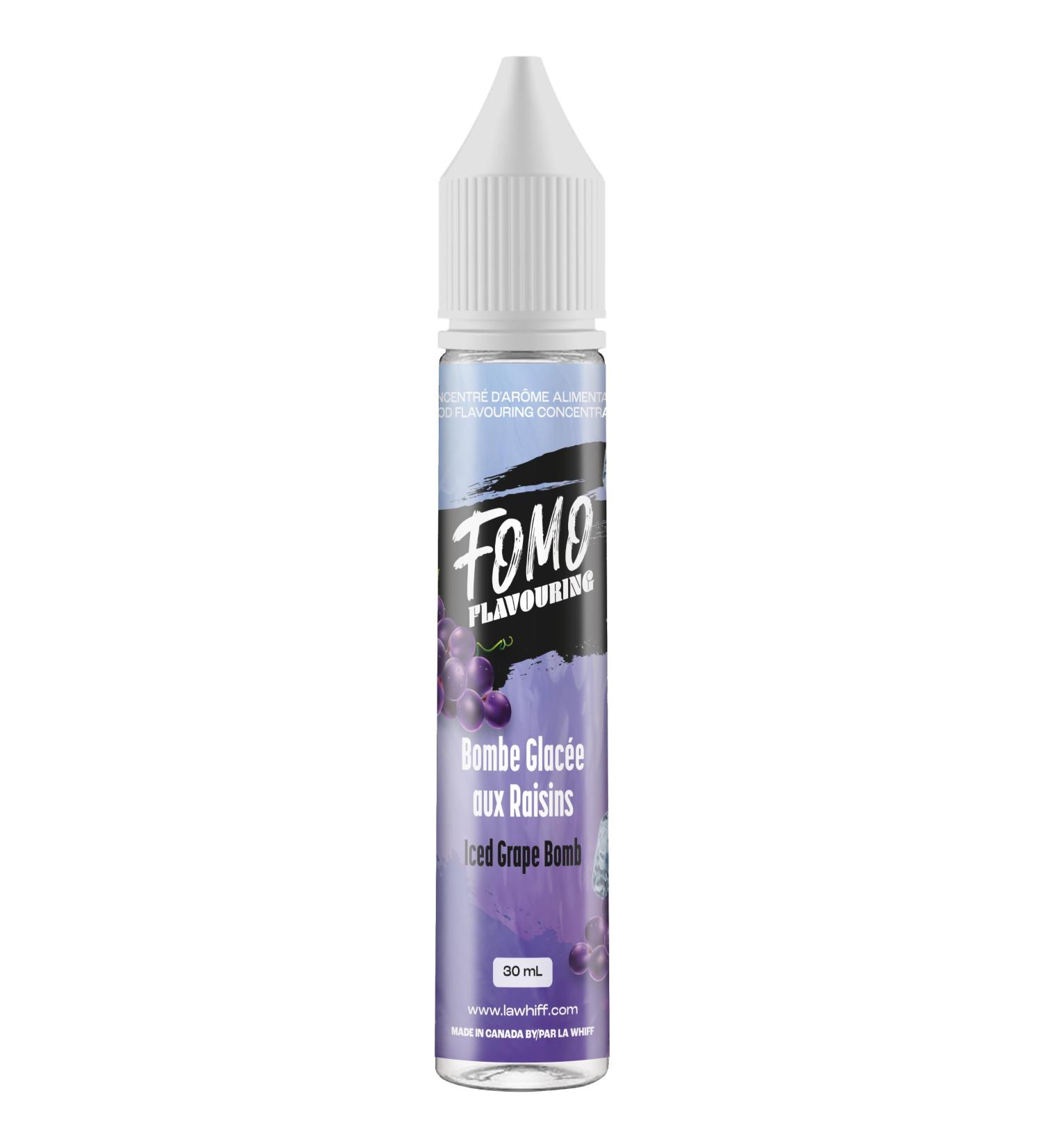 La Whiff Flavouring Concentrate Fomo Collection 30mL (Iced Grape Bomb) - Buy Online on GoSupps.com