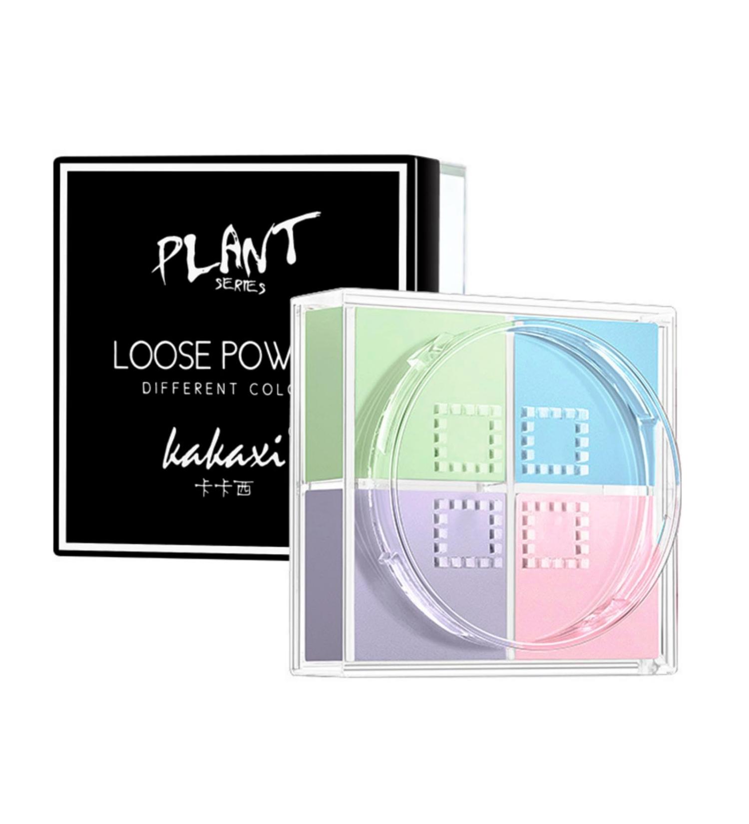 Matte Face Powder Color Concealer Oil Control Makeup Loose Powder Flawless Minimize Pores and Fine Lines Lightweight Waterproof Brightens Skin Tone - Buy Online on GoSupps.com