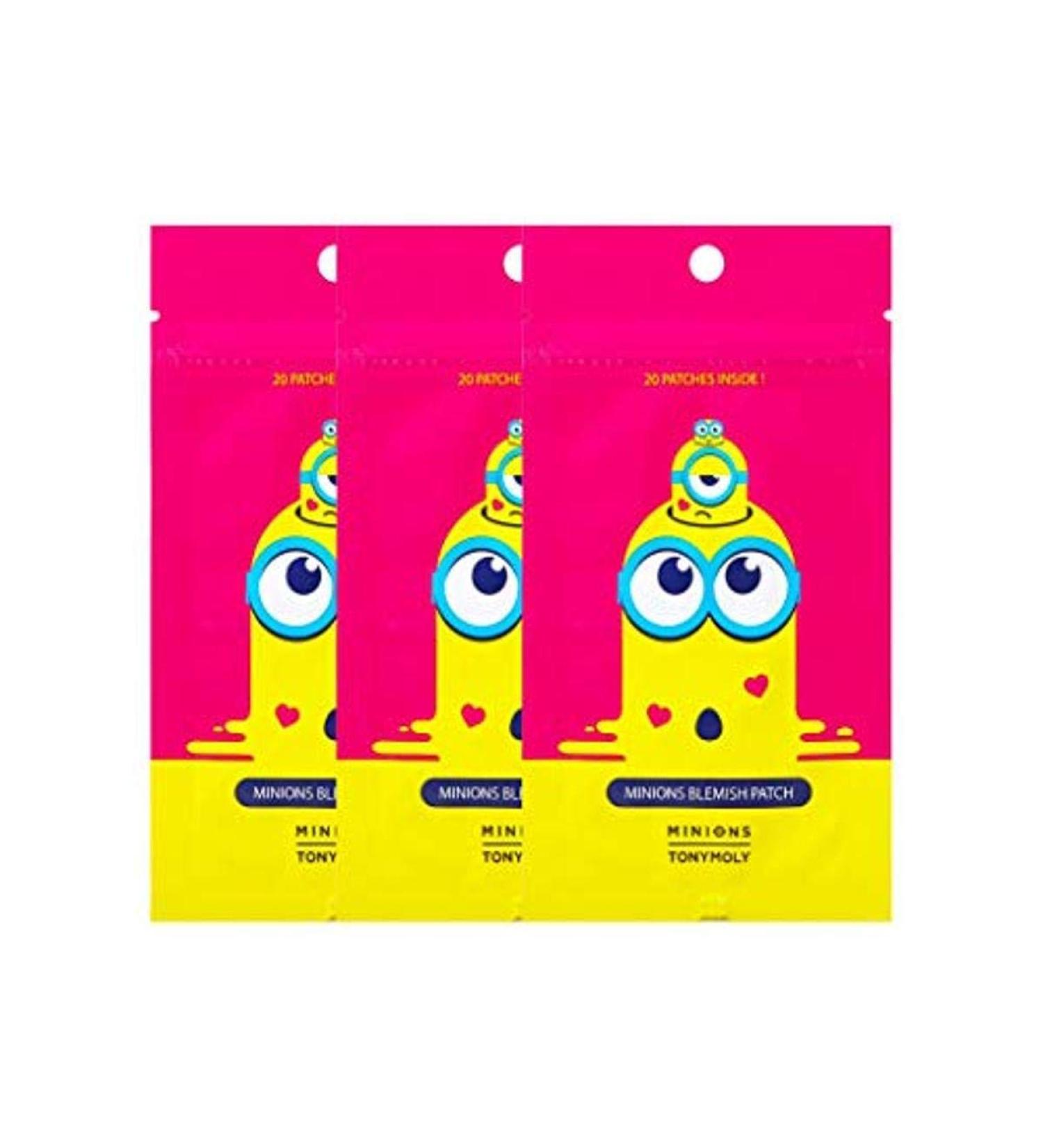 TONYMOLY X MINIONS Hydrocolloid Blemish Patch - 3 Count | Best Acne Treatment for Clear Skin - International Shipping Available - Buy Online on GoSupps.com