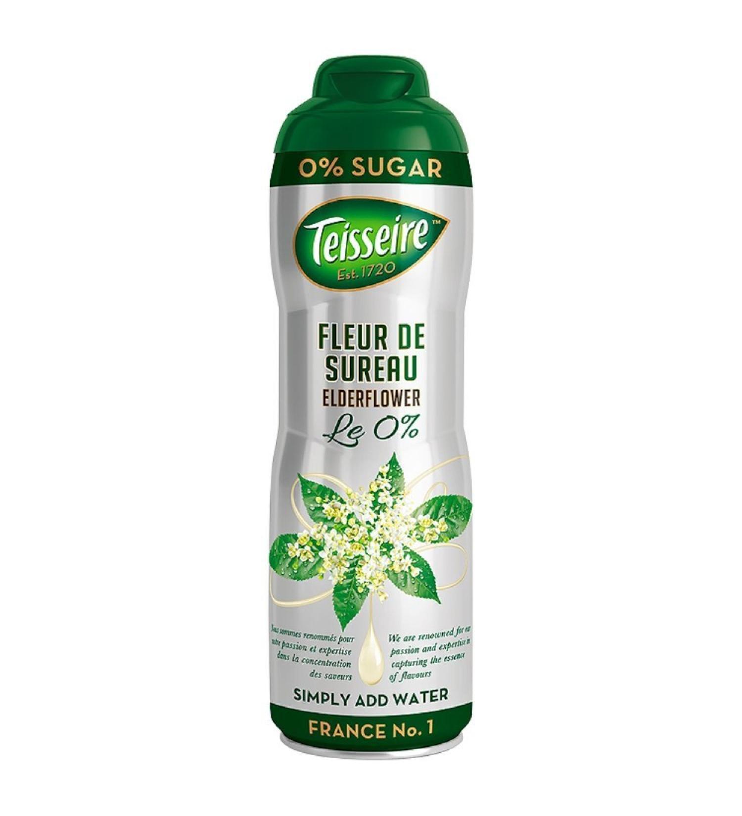 Teisseire Sirop Elderflower 0% Sugar 600ml
