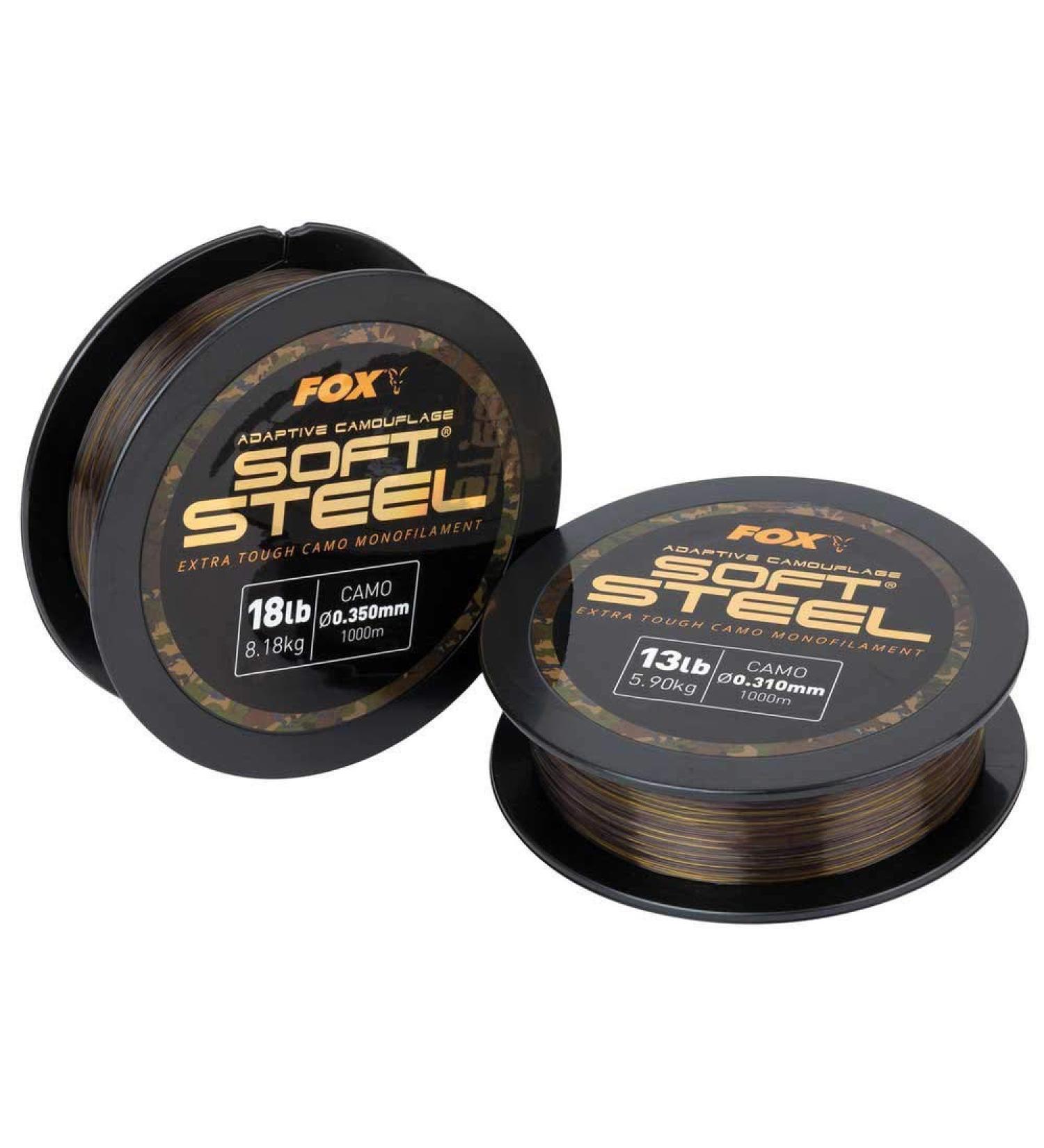 Fox Line Soft Steel Adaptive Camo Mono 1000m 0.41mm 10.43kg (23lb)
