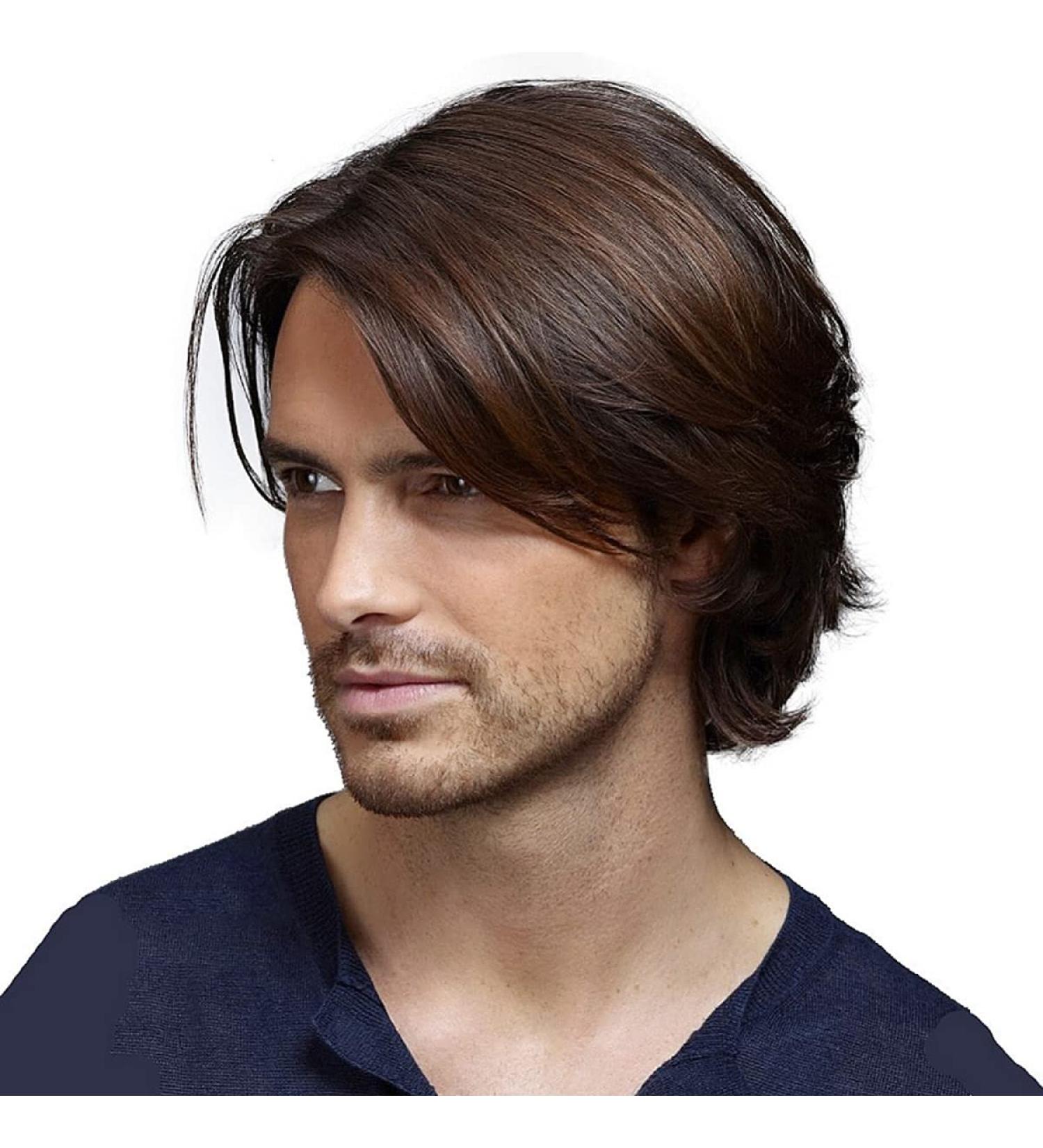 Elegant Short-Haired Wigs for Men | Fluffy Natural Hair Sets for Daily Wear & Cosplay | Shop Now! - Buy Online on GoSupps.com