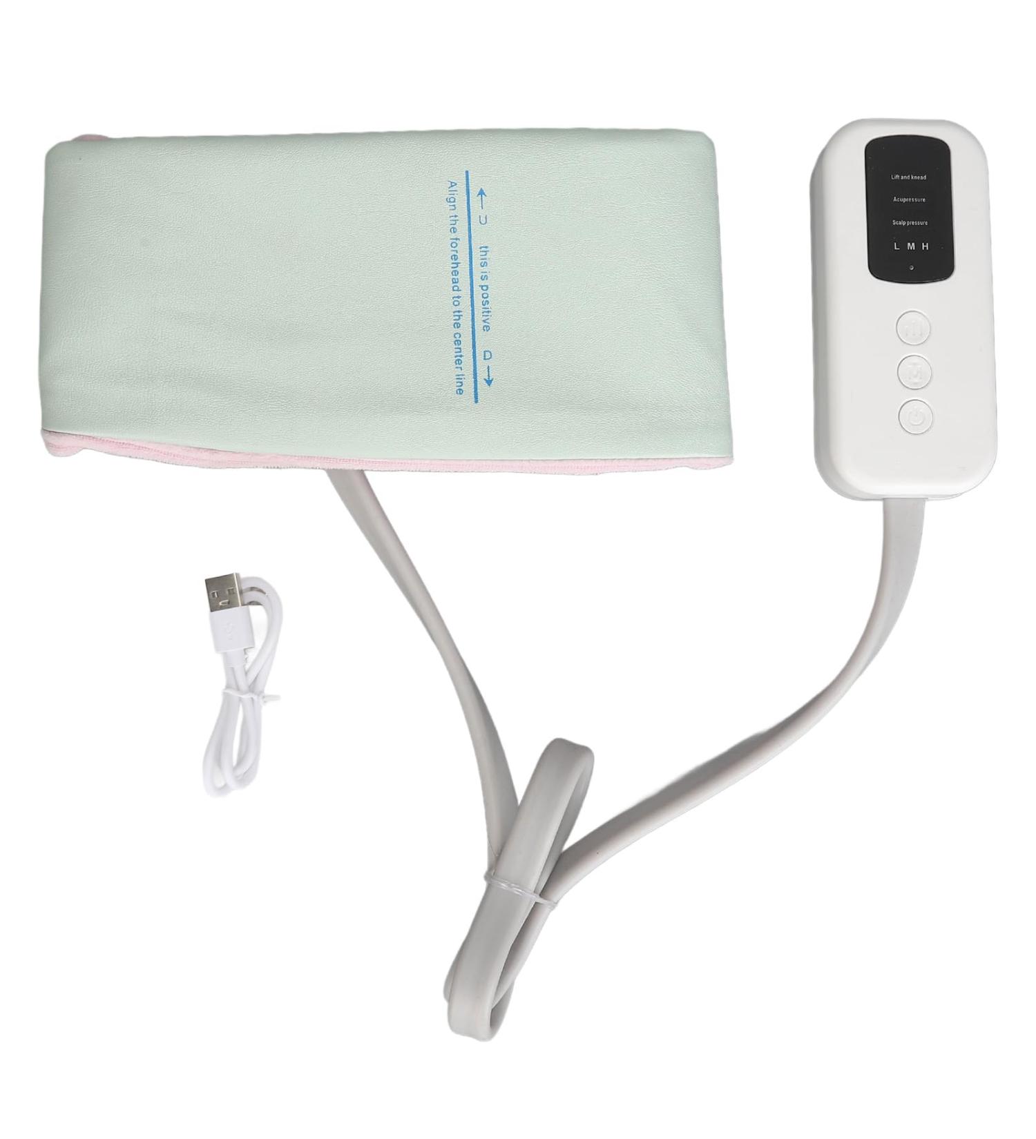 Electric Air Compression Headband for Migraine Relief | 6-Zone Kneading Massage | Adjustable Strengths & Relaxation for Improved Blood Circulation - Buy Online on GoSupps.com