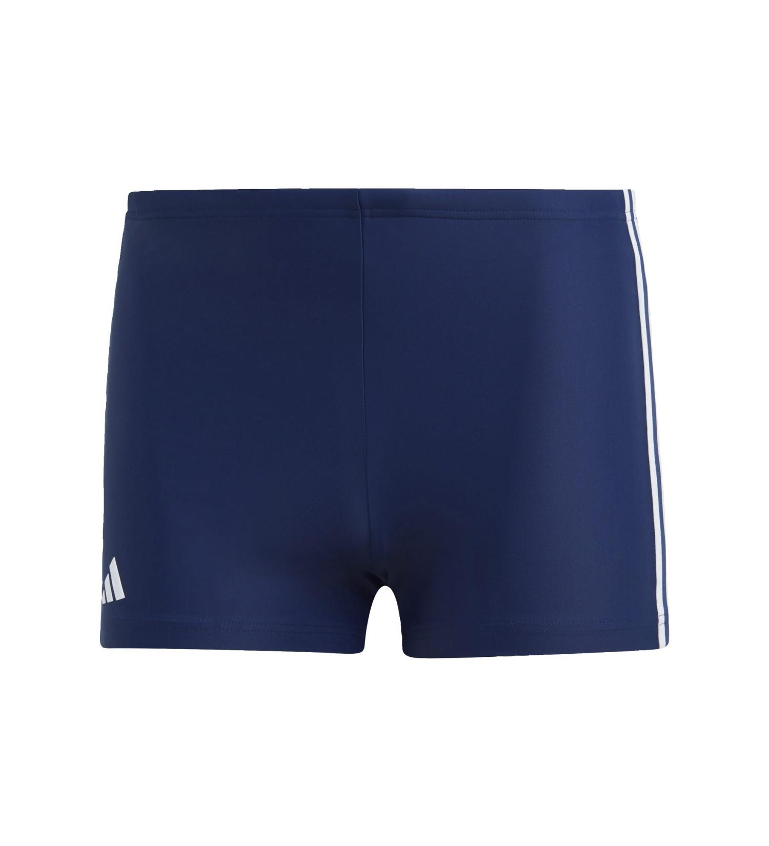 Adidas Men's Boxer Swim Trunks - Team Navy Blue & White | Shop Internationally - Size SM (D 5) - Buy Online on GoSupps.com