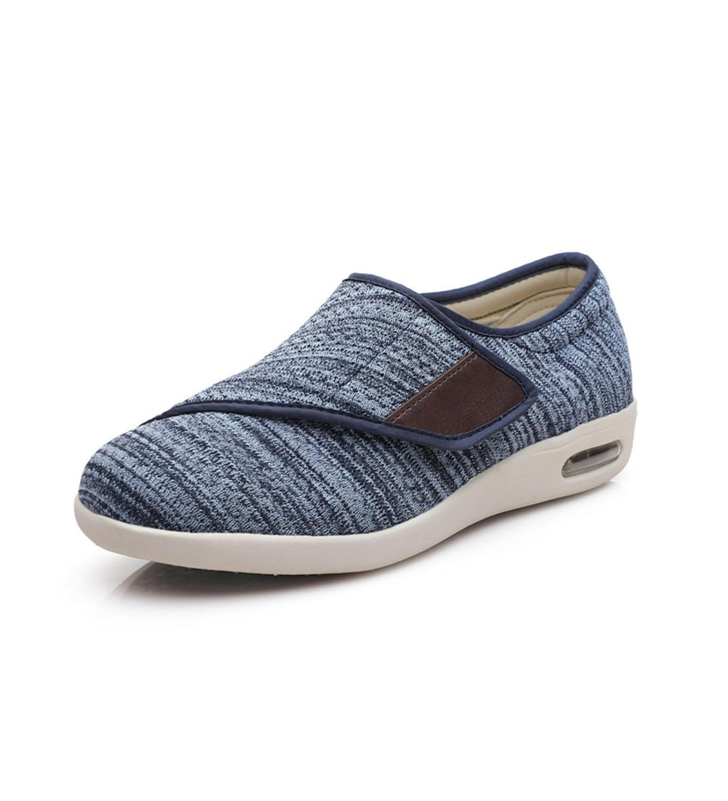 Swollen Feet Diabetic Edema Boots for Elderly - Adjustable Wide Slippers & Walking Shoes for Foot Pain Relief (Blue Size 12 - Buy Online on GoSupps.com