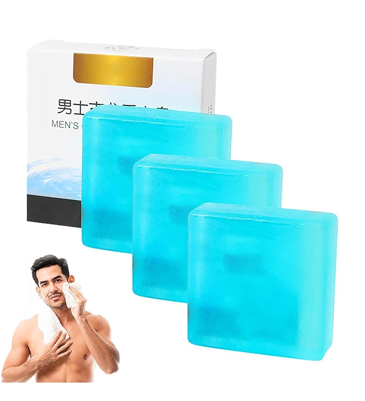SuaveSplash Men's Essence Cologne Bar - All Natural Exfoliating Soap with Long Lasting Fragrance (3pcs) - Essential Oil Soap for Men - Buy Online on GoSupps.com