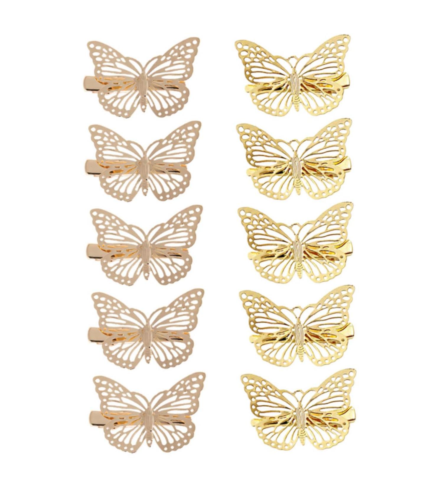 FRCOLOR Hairpin Metal Hair Clip metal hair claw clips head clip decorative hair clips Hairpins hair clips metallic hair clamps Golden hair clip Bobby Pin hollow Headdress - Buy Online on GoSupps.com