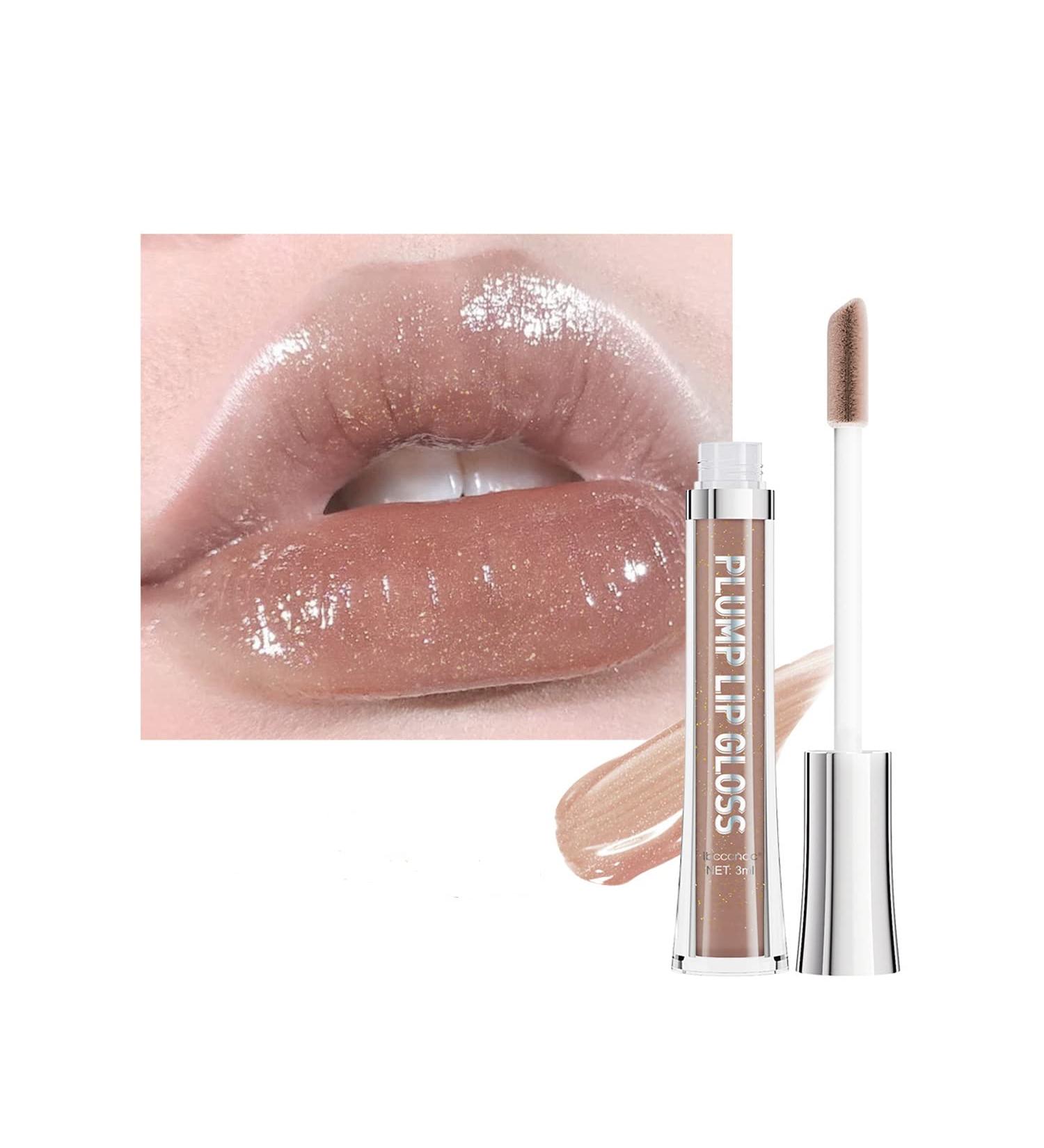 WALULAN Lip Plumping Nourishing Lip Color Gloss - Tootsie Lip Solution Cream 02 - Buy Online on GoSupps.com