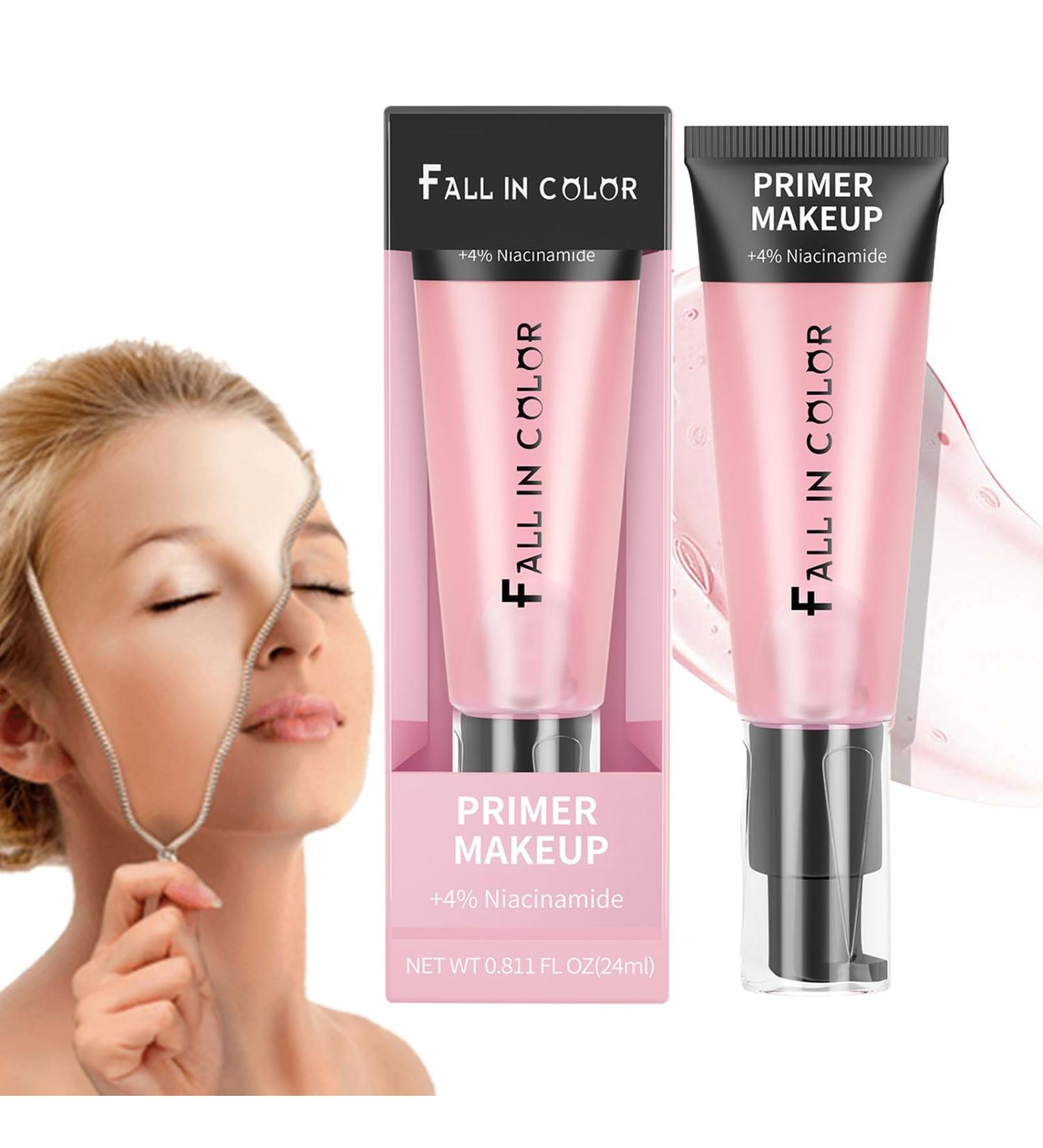 Hydrating Face Primer | Makeup Gel Base for Invisible Pores - 24ml Invisible Pores and Foundation Daily Hydrating Facial Moisturizer for All Skin Types Pologmase 02#pink - Buy Online on GoSupps.com