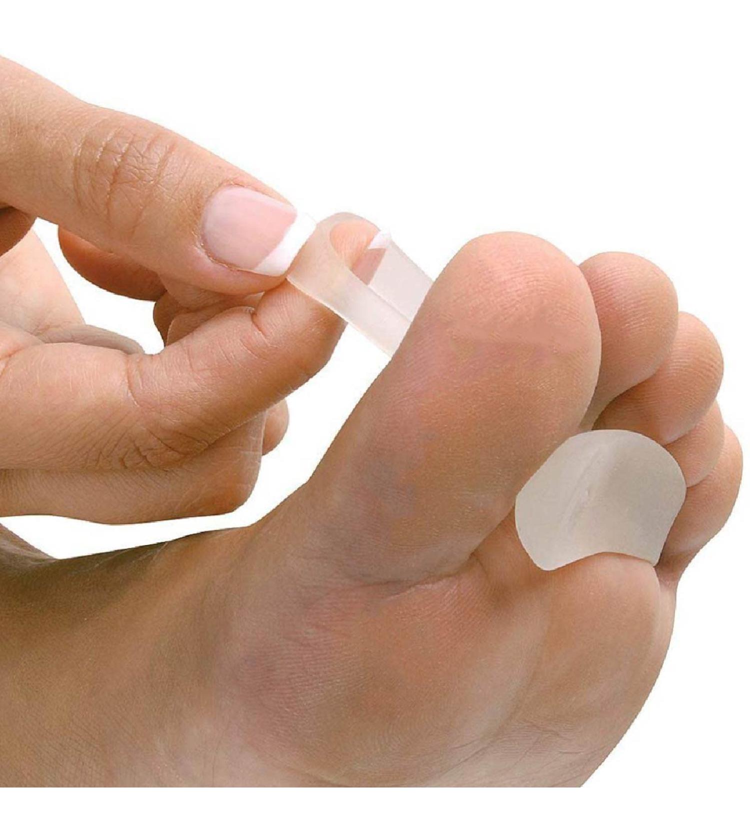NatraCure Gel Hammer Toe Crest Pads - 1 Pair (Left/Right) - Toe Straightening Cushion for Mallet Toes and Overlapping Toes - Buy Online on GoSupps.com