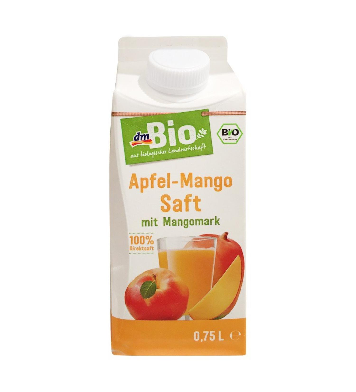 dmBio Apple-Mango Juice Paper Bottle 750 ml