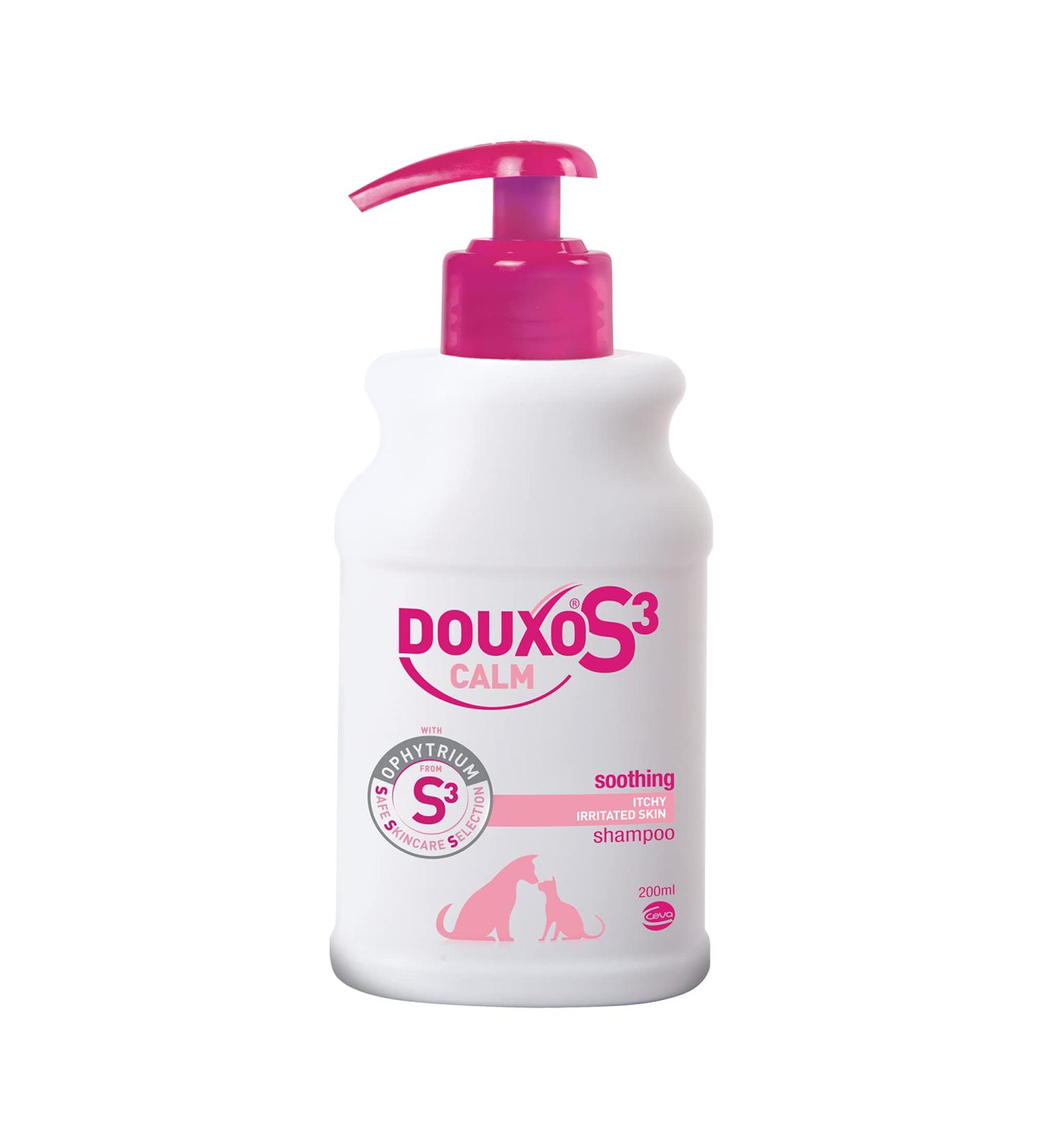 Douxo S3 Calm Shampoo 6.7 oz (200 mL) for Dogs and Cats - Relieves Allergic Itchy Skin - Buy Online on GoSupps.com