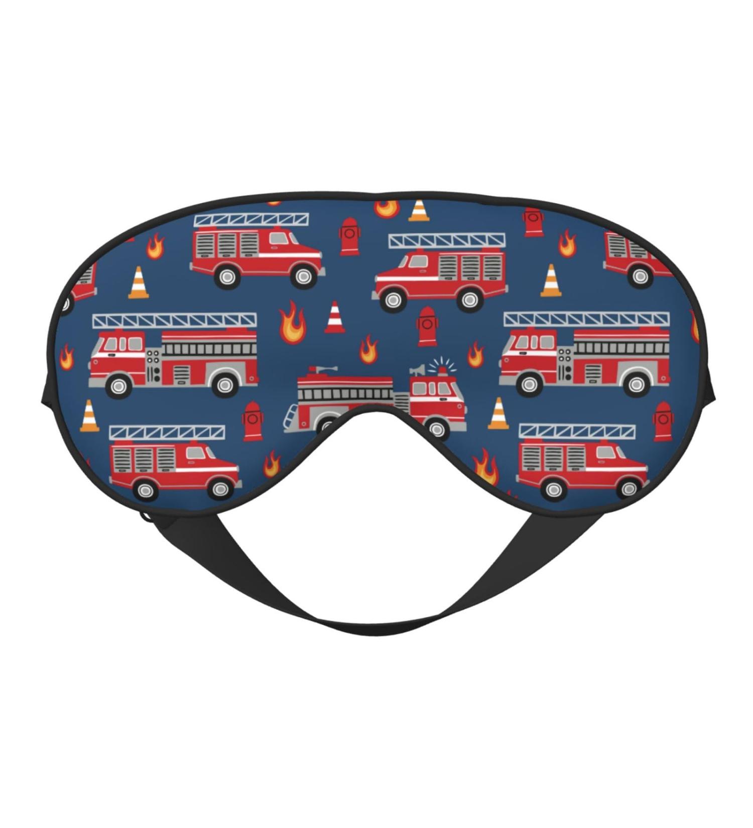 Buy Fire Truck 1 Sleep Mask - Adjustable Double-Sided Soft Eye Covers for Perfect Sleep & Reduced Eye Edema - International Shipping Available - Buy Online on GoSupps.com