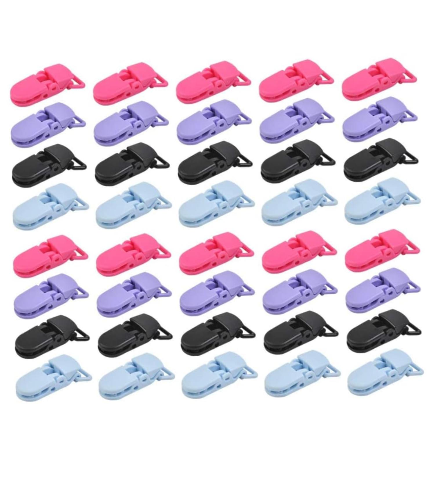 Buy Pacific Pacifier Snap - 50 PCS Pacifier Clips for Babies | Durable & Stylish Correa Dummy Accessories | International Shipping Available - Buy Online on GoSupps.com