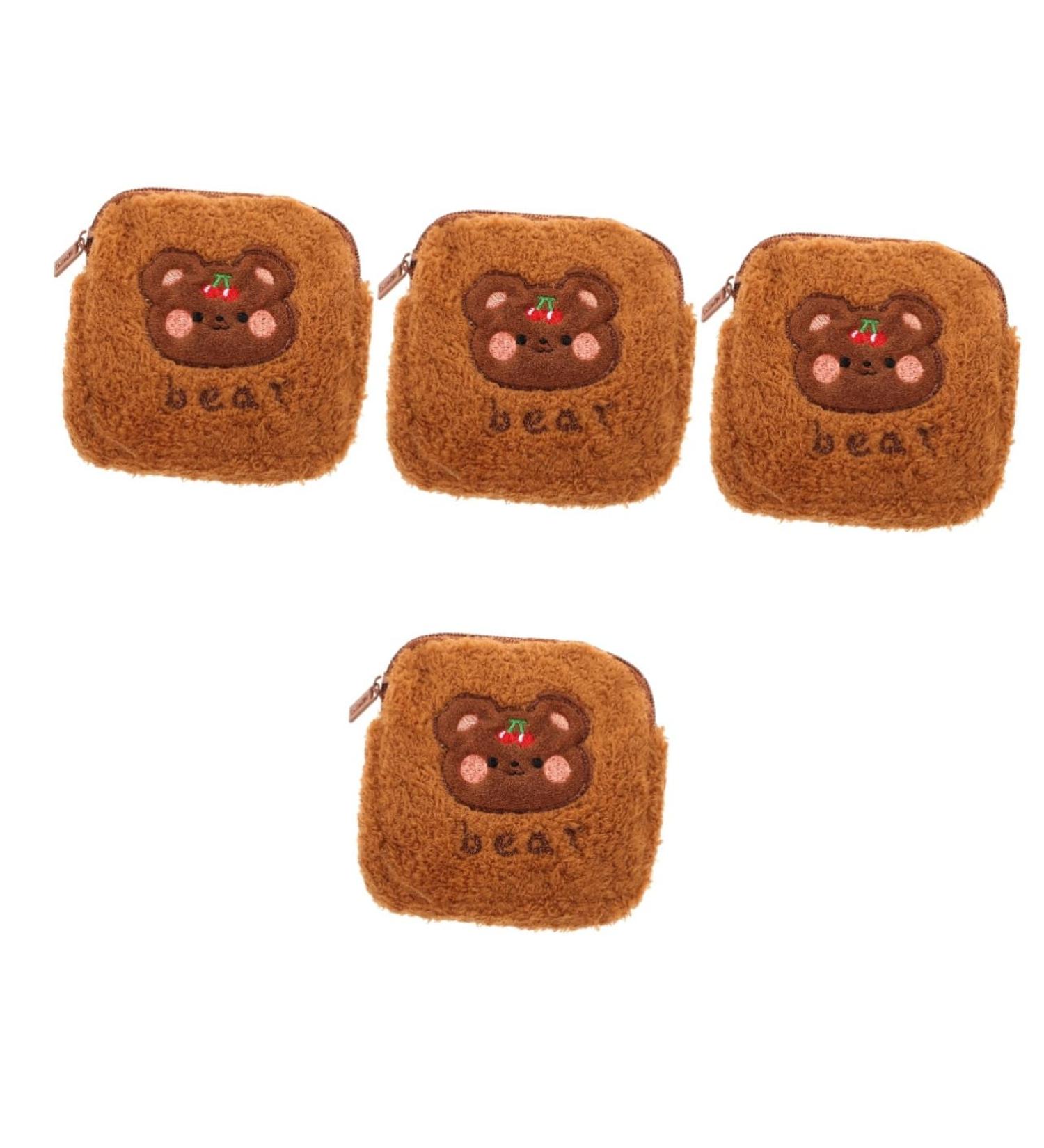 Buy Gleavi 4-Piece Storage Bag Set for Women's Bandages Wallets Coins & Tampons | Portable Mini Containers for Menstrual Pads & Essentials - Buy Online on GoSupps.com