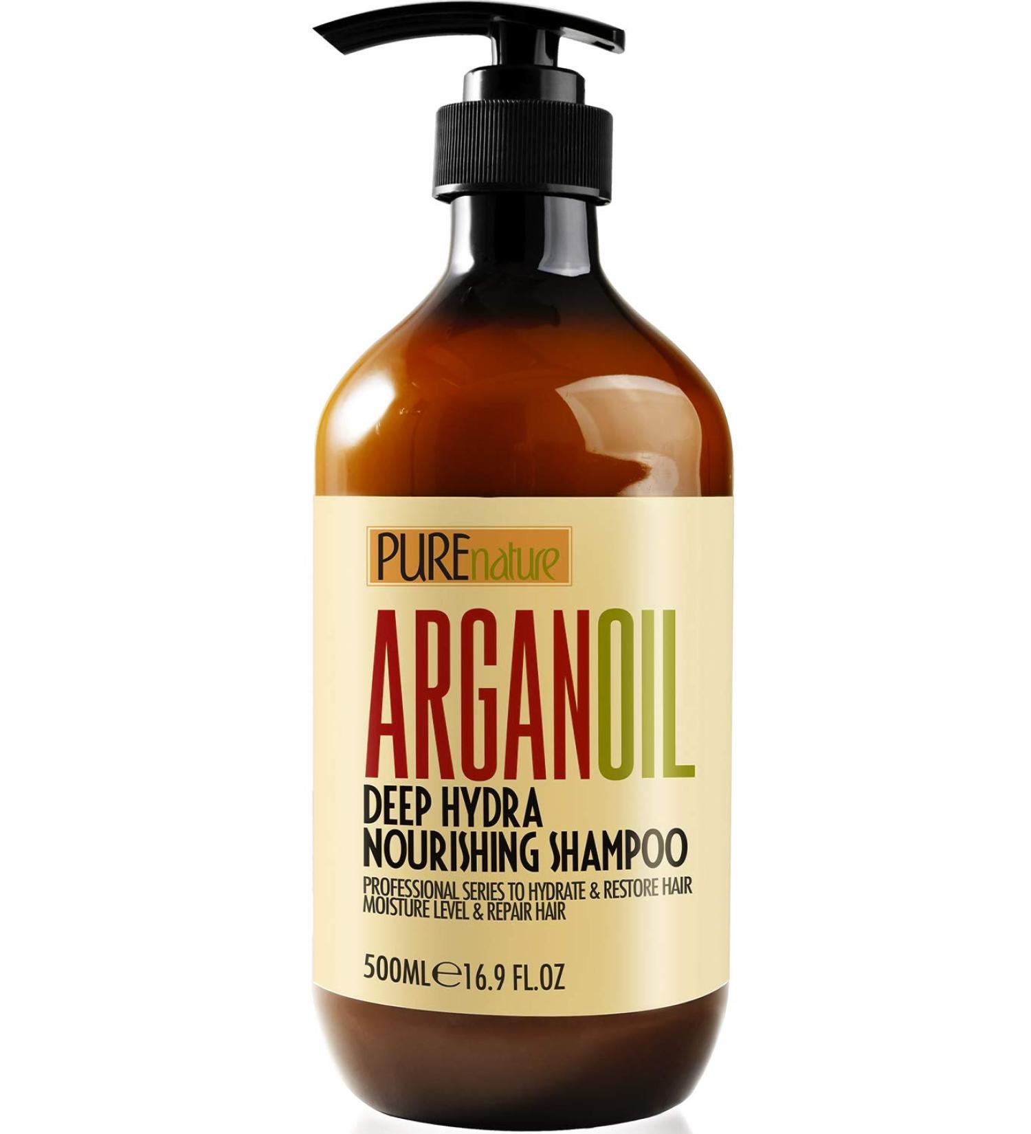Moroccan Argan Oil Shampoo - Sulfate & Paraben Free Treatment for All Hair Types - Hydrating & Nourishing Formula for Women and Men - Buy Online on GoSupps.com