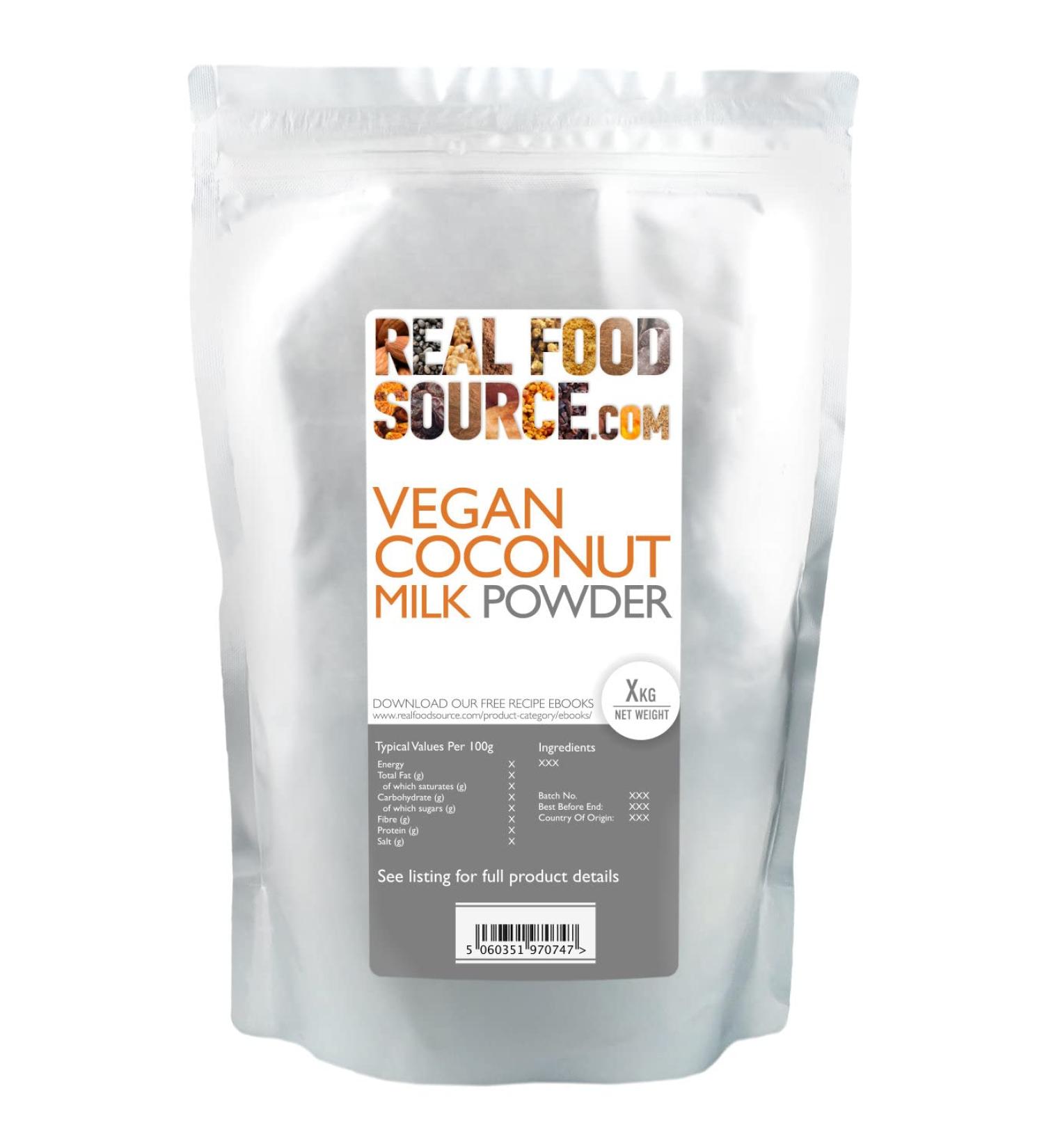 RealFoodSource Vegan Coconut Milk Powder 1kg