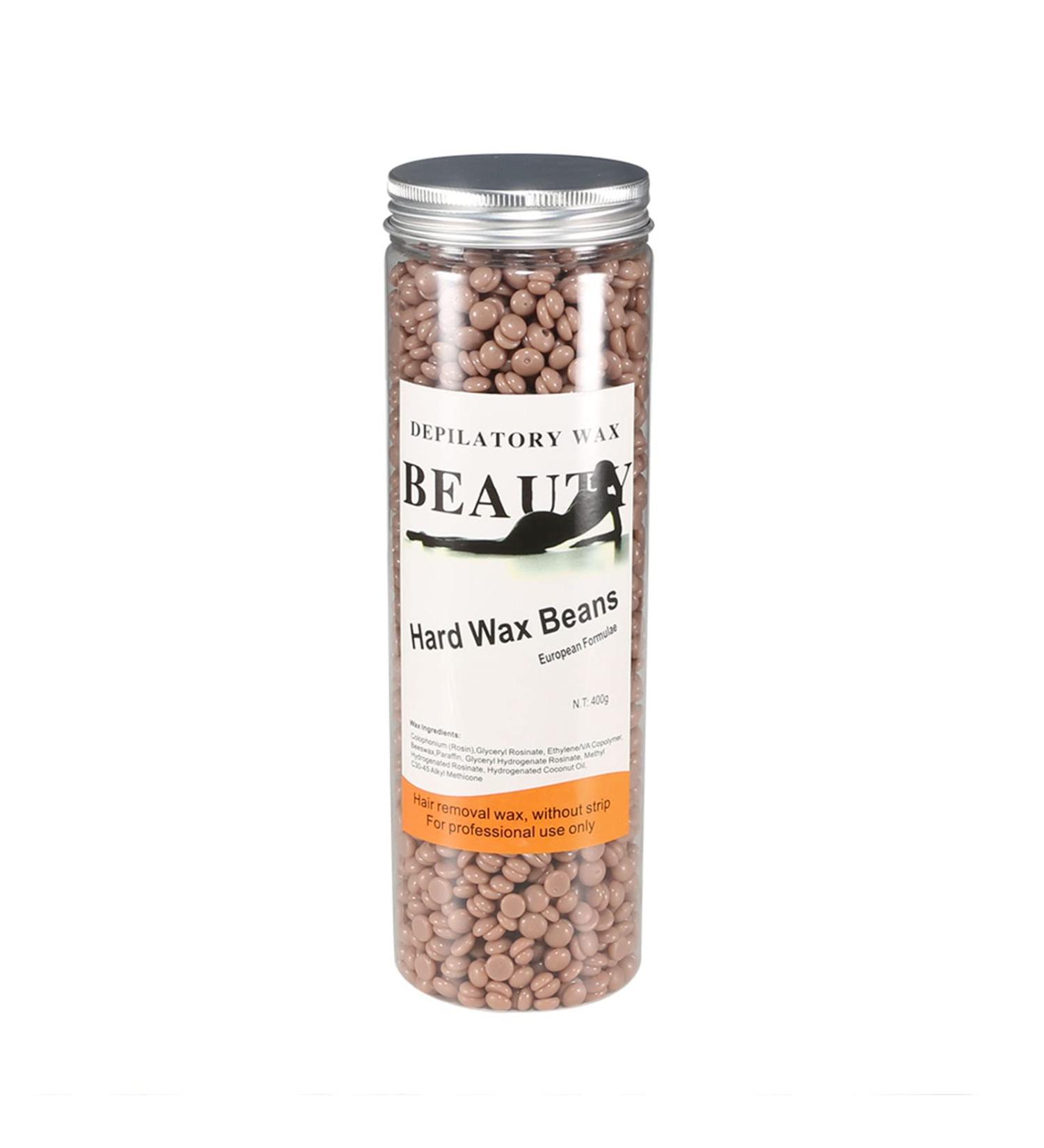 Natural Vegetable Wax Pearls for Professional Hair Removal | Stepless Wax for Face Body Legs & Armpits | 800g Chocolate Pearl Wax Beans - International Shipping - Buy Online on GoSupps.com