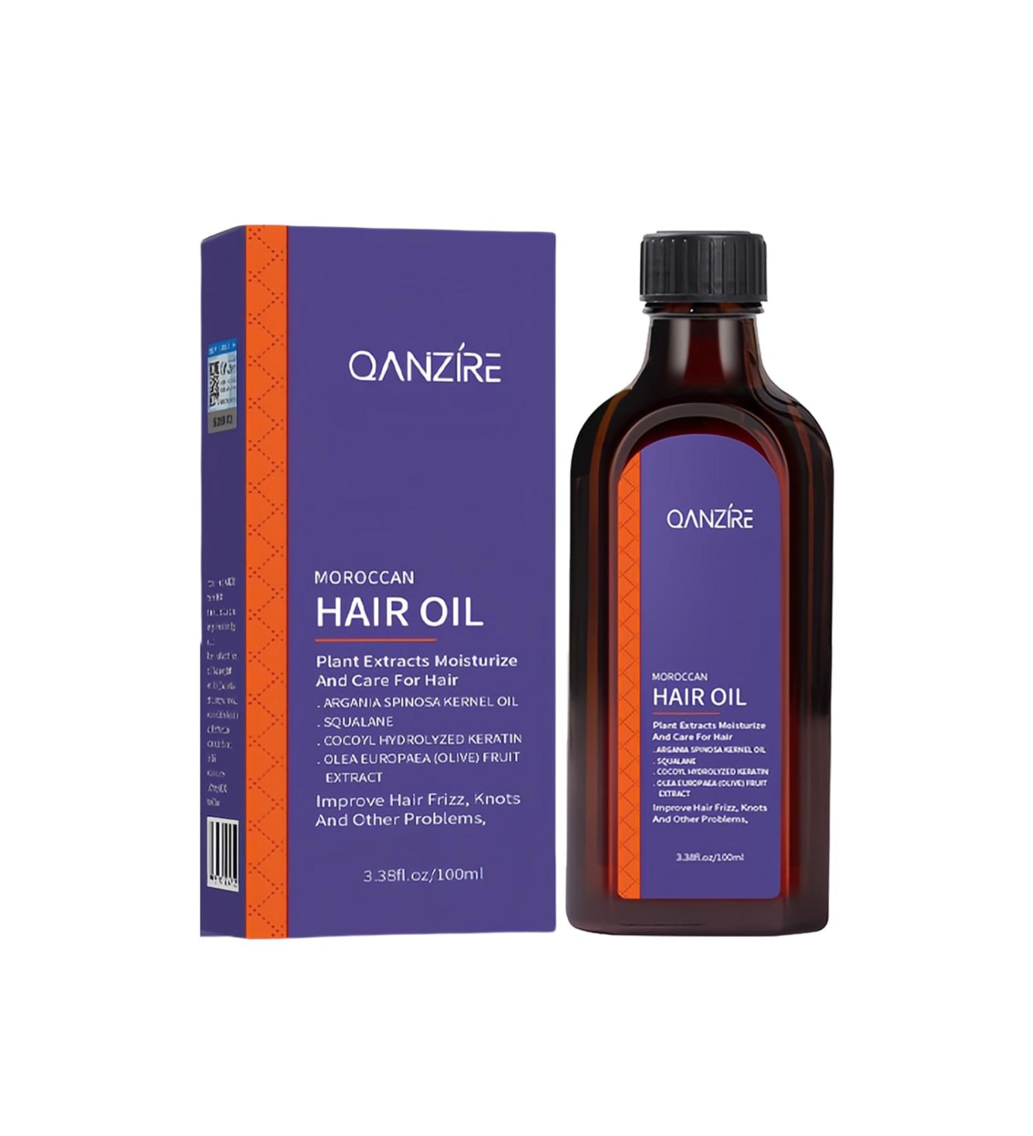 Moroccan Violet Hair Oil for Tangled Dry Brittle Damaged and Dull Hair Plant-Based Moisturizing Nourishing Restorative Formula (100ml) - Buy Online on GoSupps.com