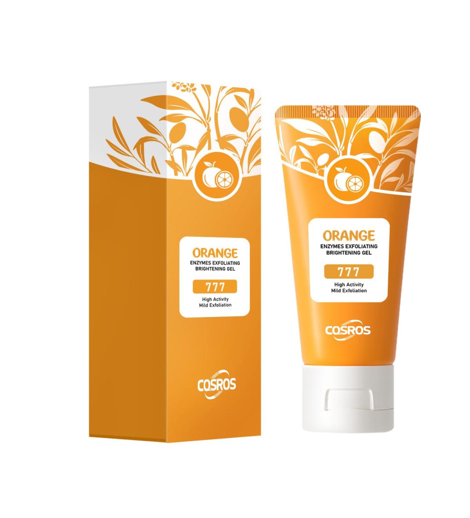 Orange Enzymes Exfoliating Scrub Gel | Deep Cleansing Facial & Body Peeling Gel | Moisturizing Skin Exfoliator (50g) - Shop Now - Buy Online on GoSupps.com