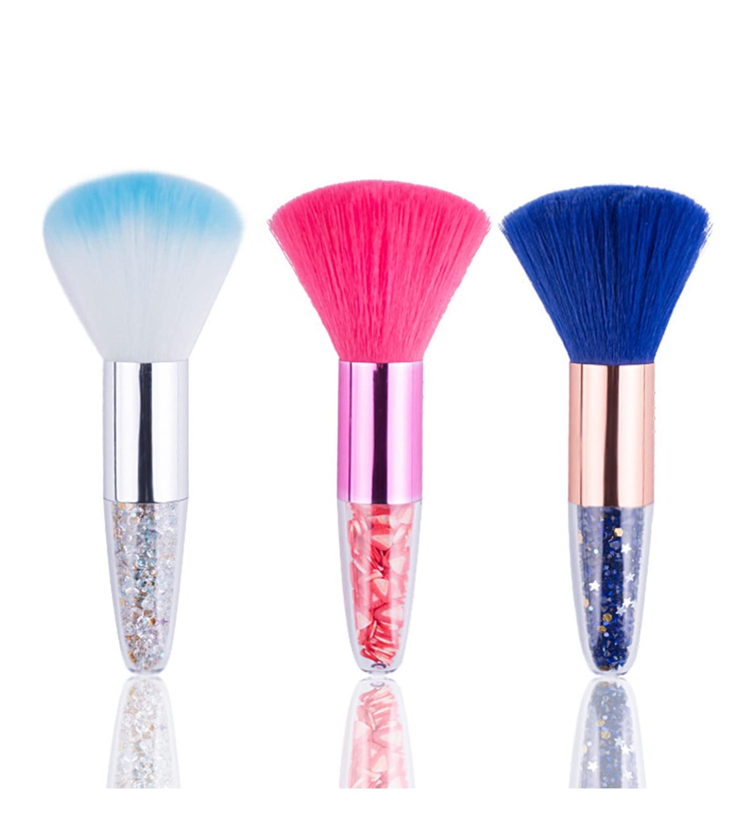 Beautifultracy 3-Piece Nail Brush Set for Acrylic Nails - Manicure & Makeup Clean Up Tools - Buy Online on GoSupps.com