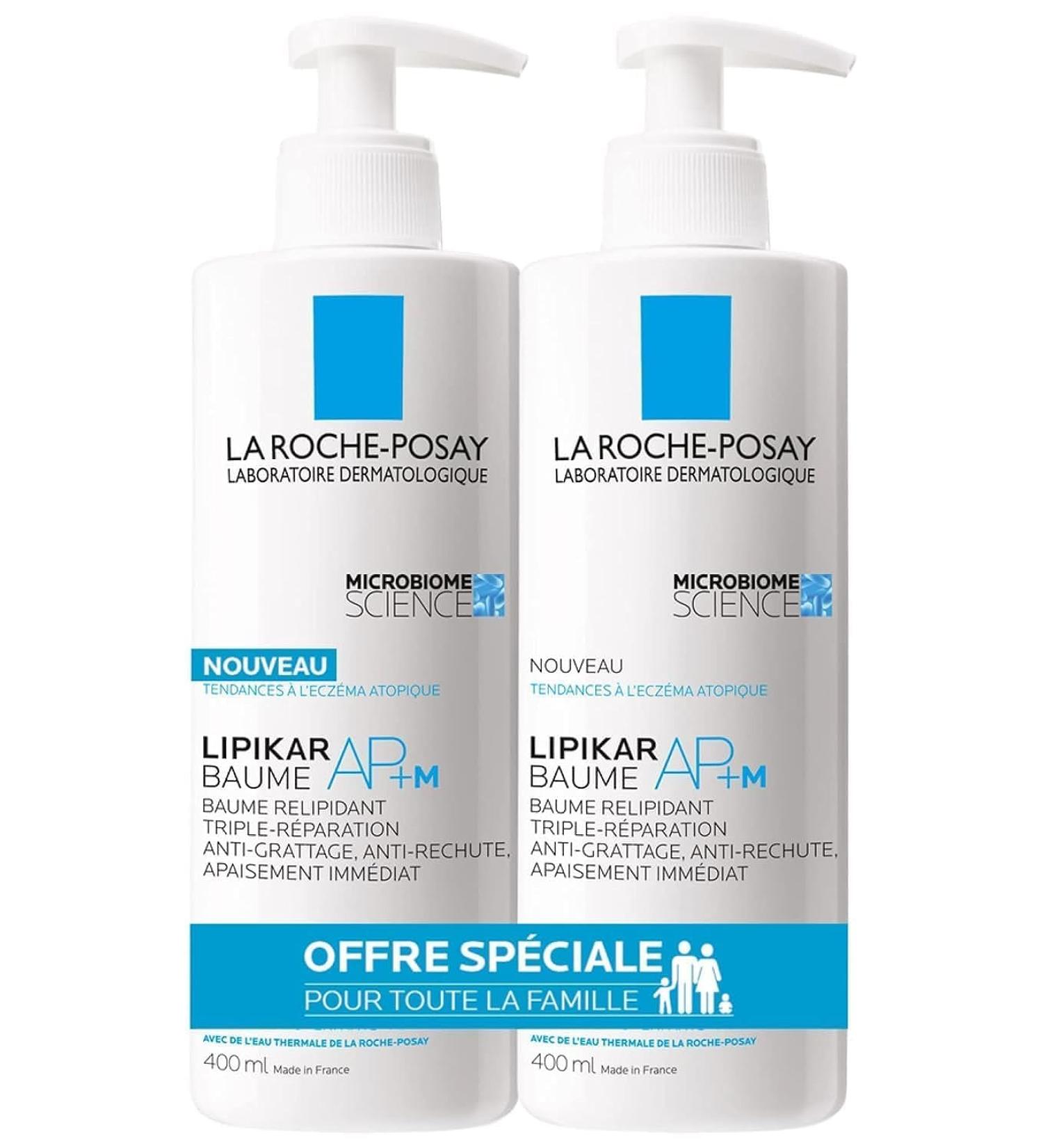La Roche-Posay Lipikar AP+ M Replenishing Balm 2 x 400 ml