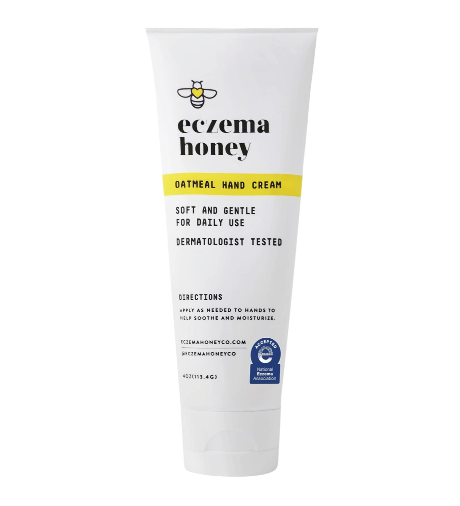 ECZEMA HONEY Oatmeal Hand Cream - Natural Relief for Dry & Itchy Skin (4 Oz) - Buy Online on GoSupps.com