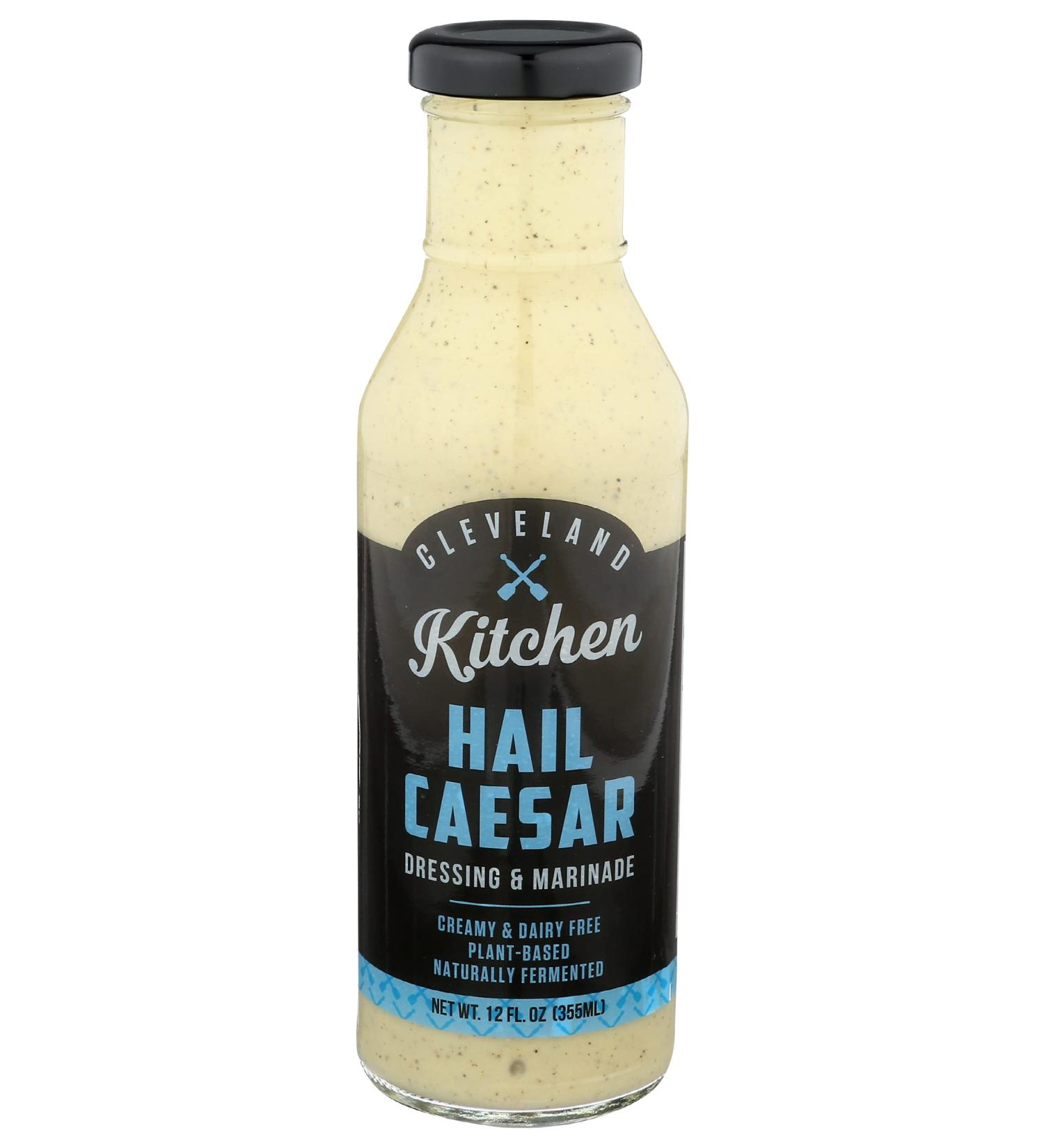 Cleveland Kitchen Veggie Caesar Dressing & Marinade 12oz - Plant-Based & Delicious - Buy Online on GoSupps.com