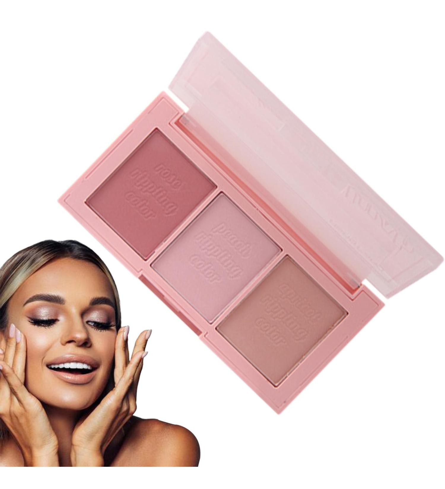 Blush Palette for Cheeks - Smudge-proof Waterproof Silky Blusher Long Lasting - Comfortable Makeup Accessories Sweatproof Blush Makeup For Parties Daily Use Aezon Blush Group B - Buy Online on GoSupps.com