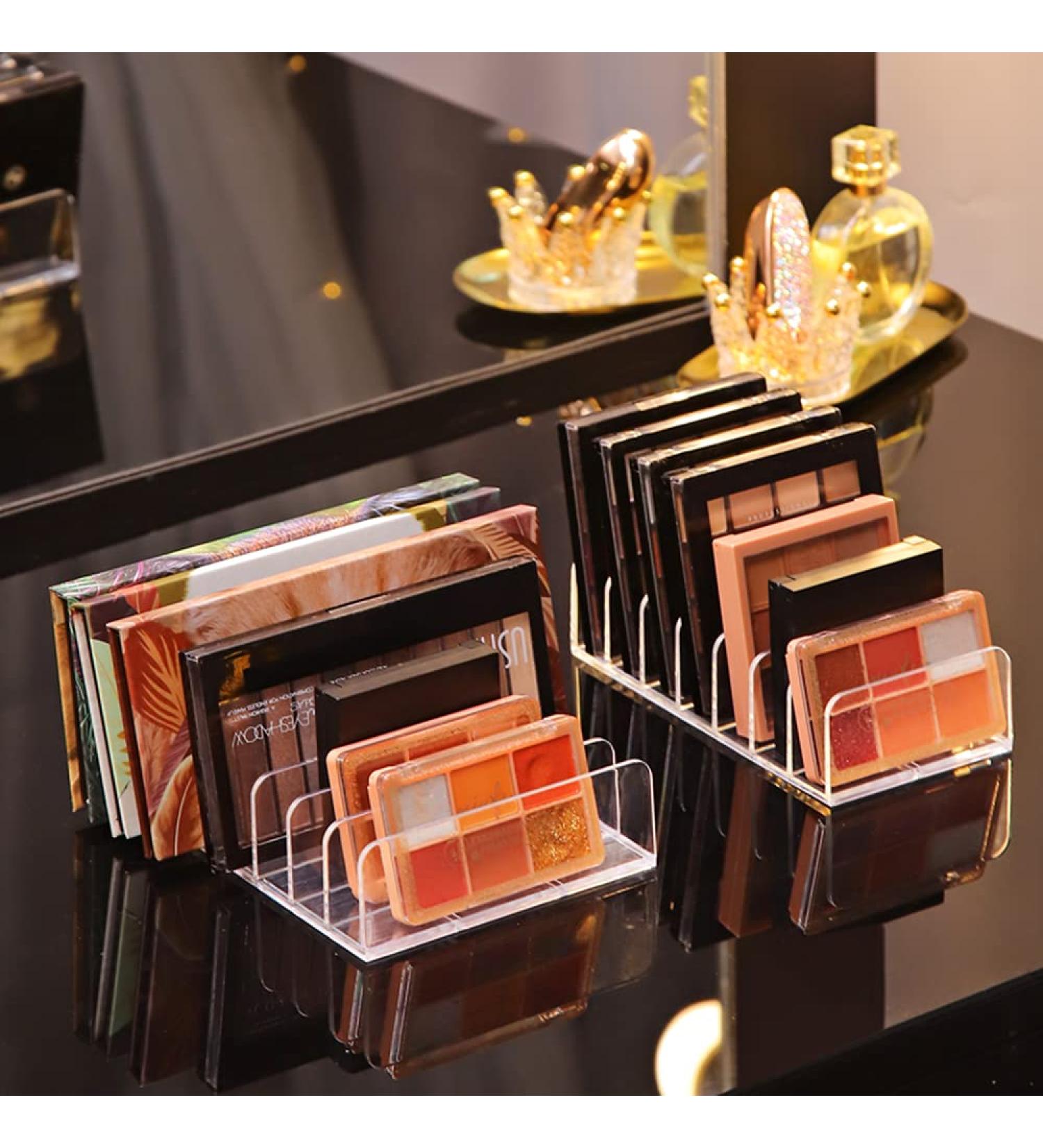 2PCS Acrylic Makeup Palette Organizers Storage for Vanity - Small+Large - Buy Online on GoSupps.com