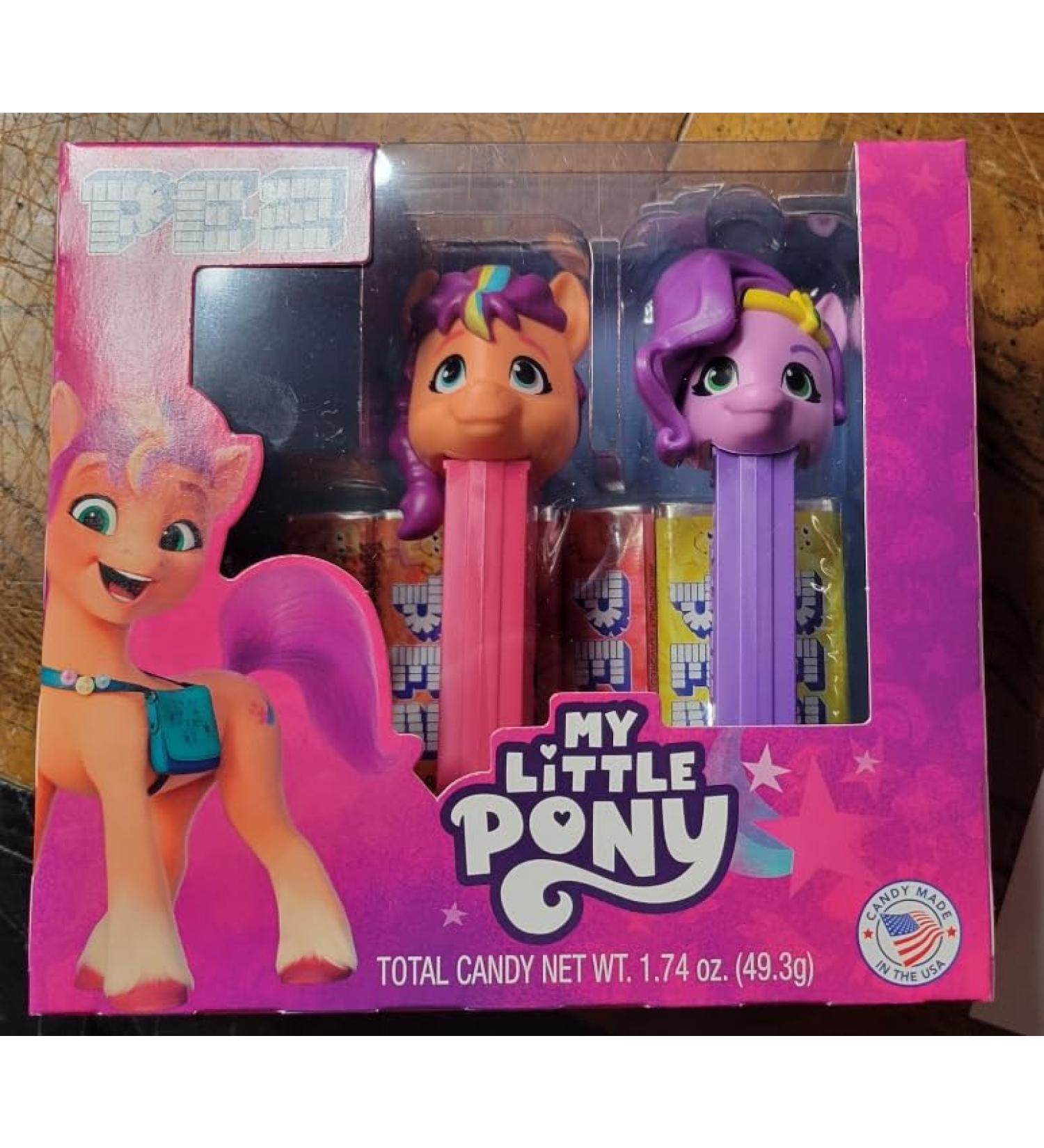 PEZ My Little Pony Gift Set 2x Dispenser + 6 Refills - USA