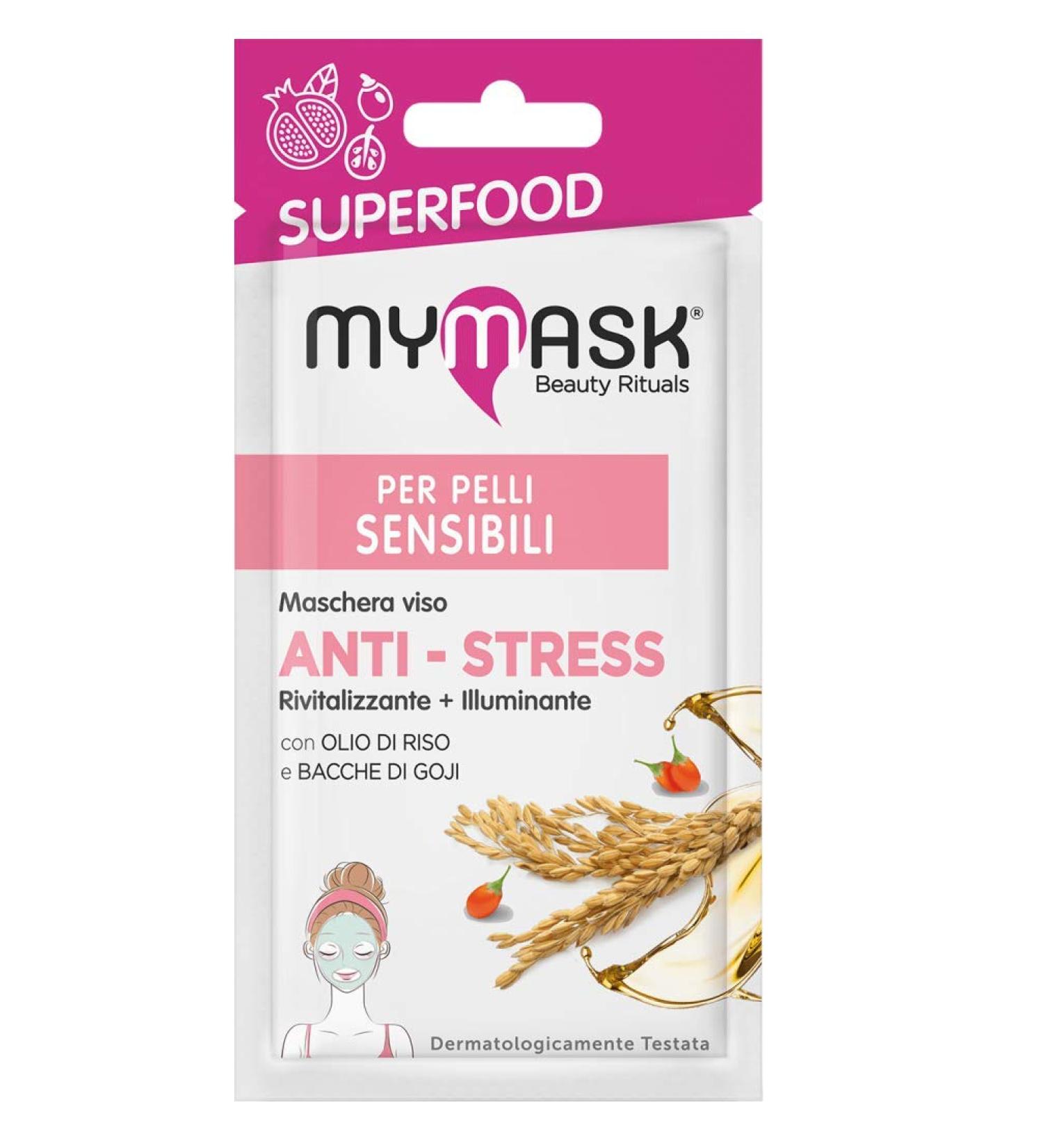  MISTER MAGIC My Mask Linea Superfood Anti-Stress Face Mask for Sensitive Hair 10 ml - Buy Online on GoSupps.com