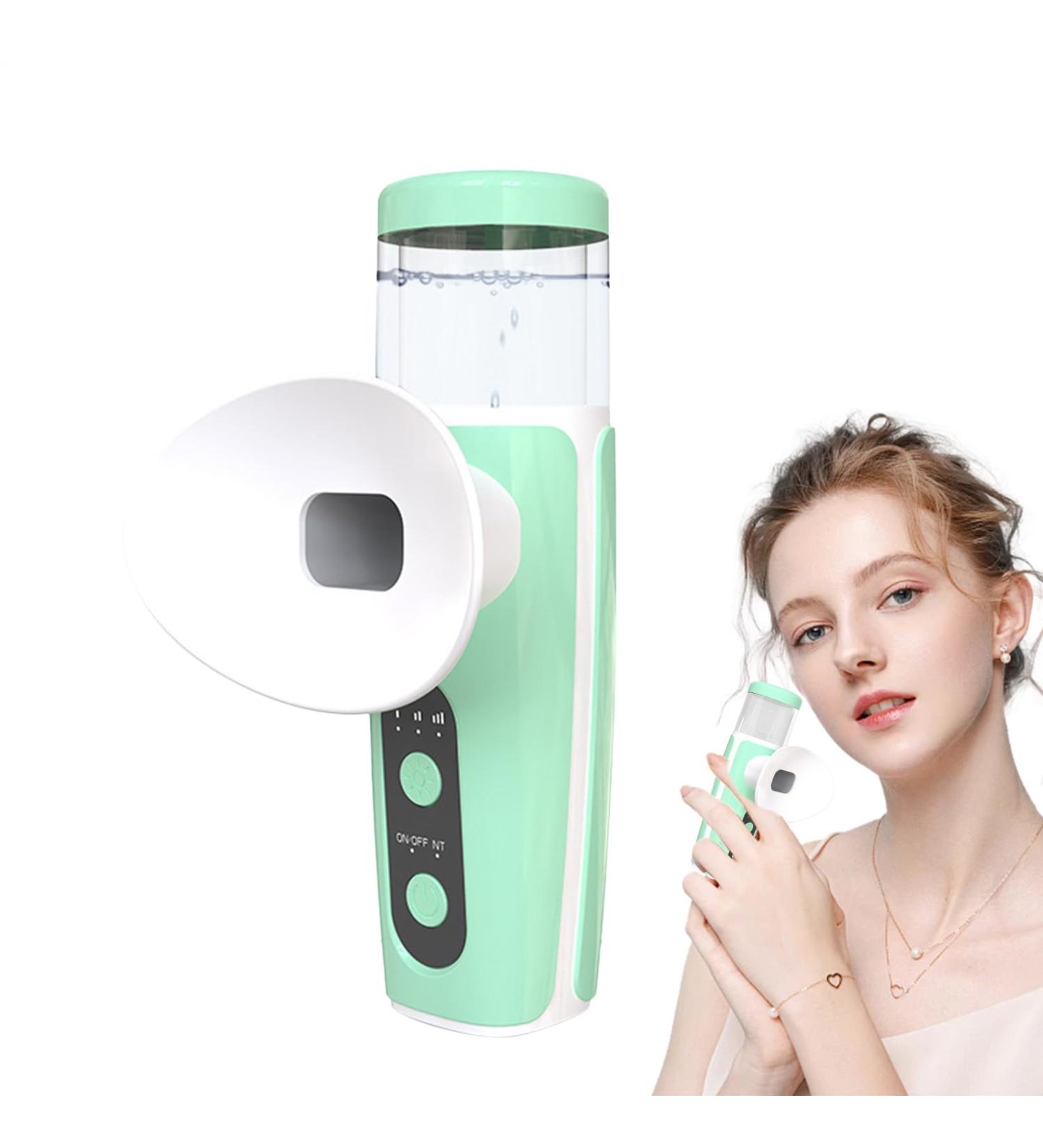 Nano Eye Mist - Pulv risateur vapeur portable | Dispositif hydratant compresse froide | Mini appareil hydratant nettoyant et apaisant pour le soin des yeux pour soulager les yeux Green - Buy Online on GoSupps.com