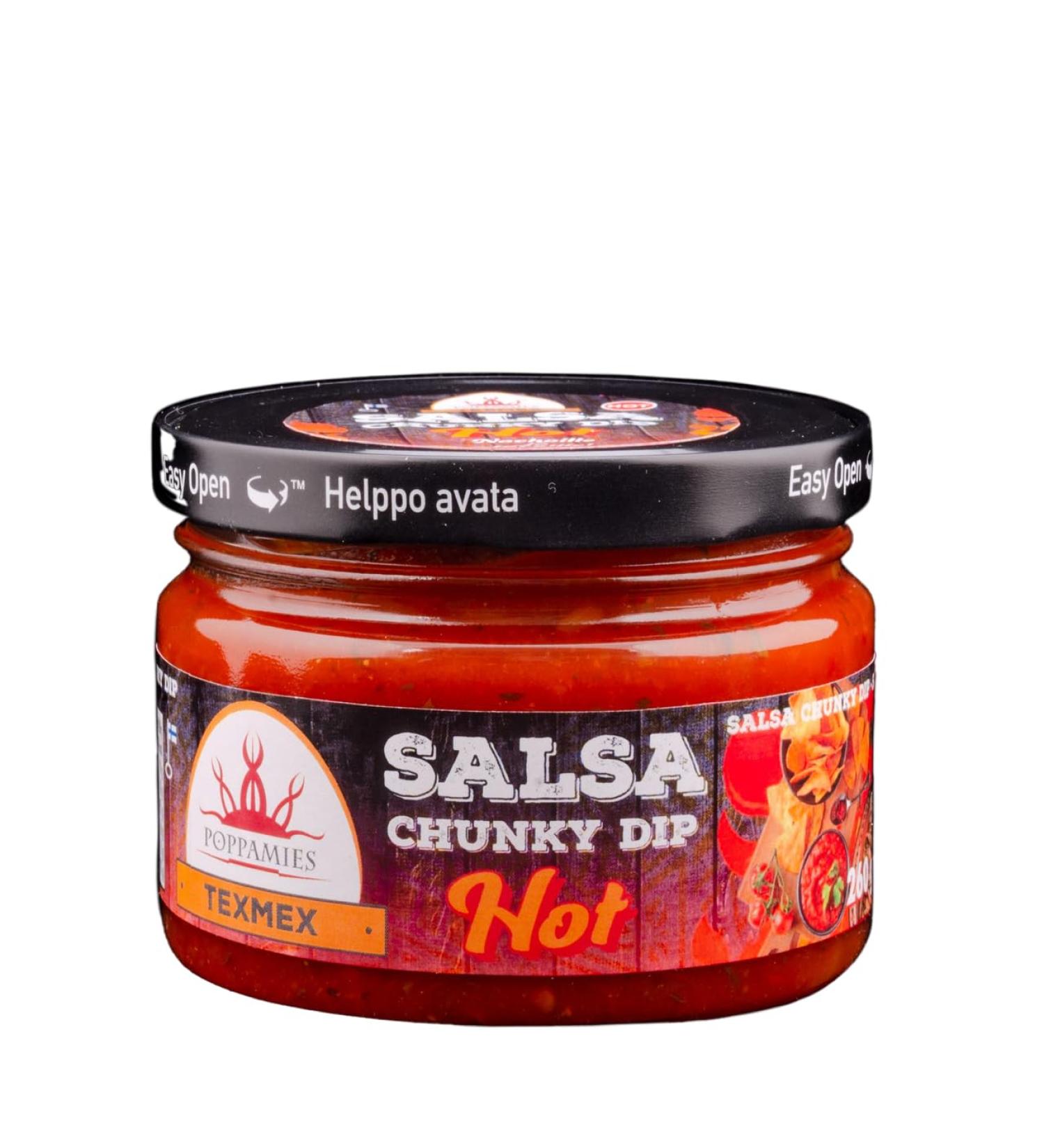 Texmex Salsa Chunky Dip - Vegan Gluten Free Lactose Free - Spicy: Spicy - 260g - Buy Online on GoSupps.com